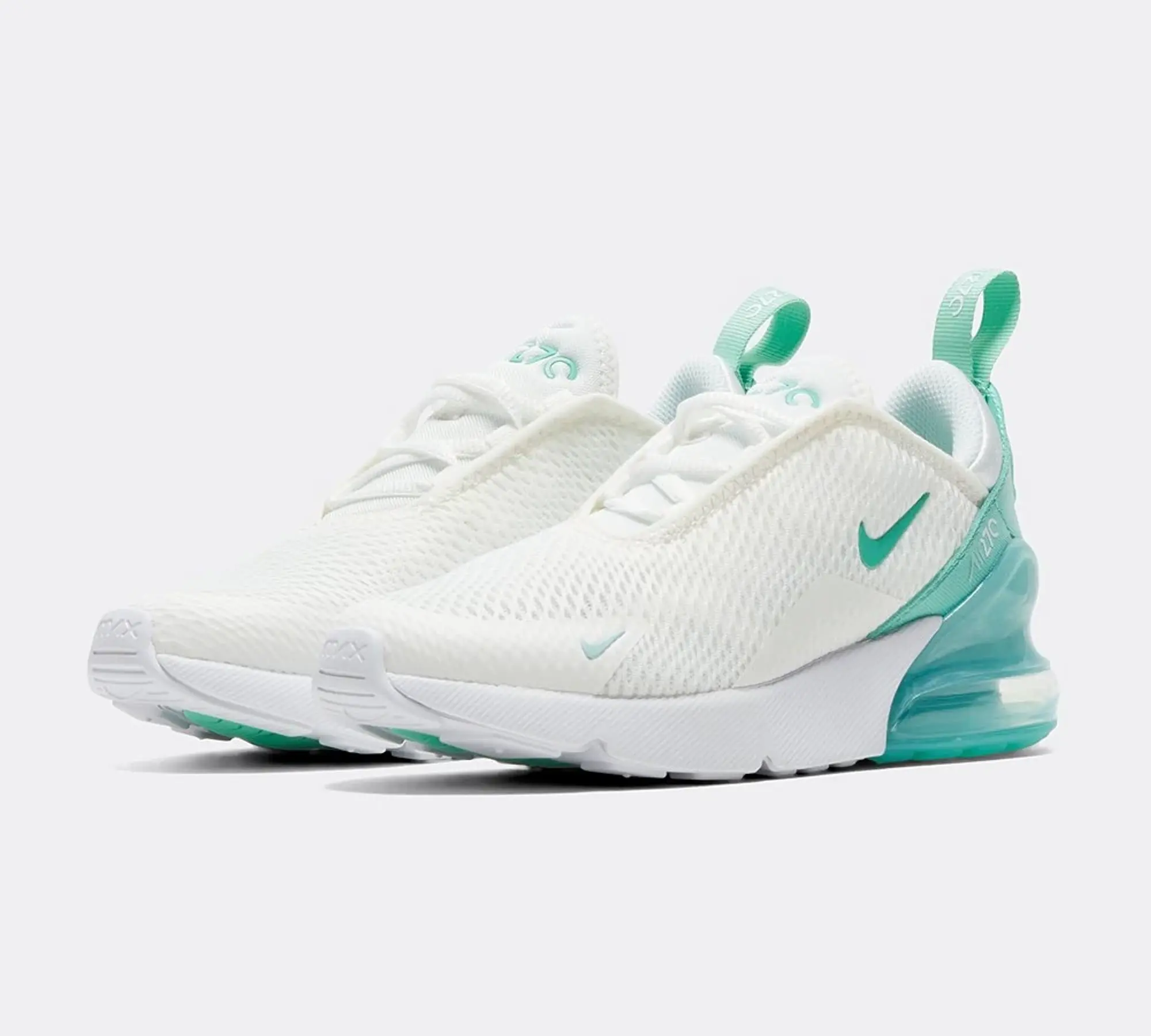 Nike Infant Air Max 270 Trainer White Size 1.5 Cream AO2372 115 FOOTY.COM