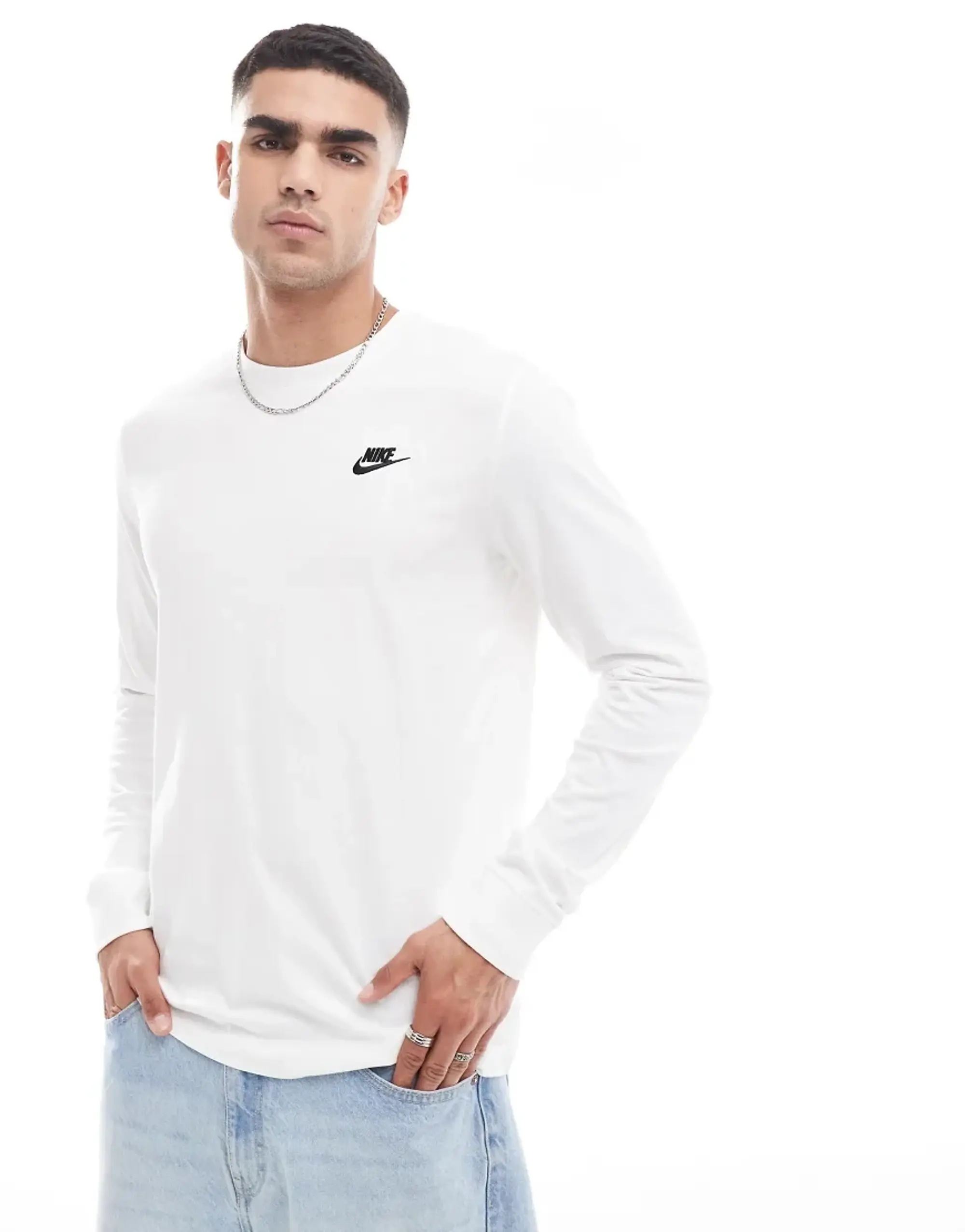 Nike Sportswear Long Sleeve Men - White, Black
