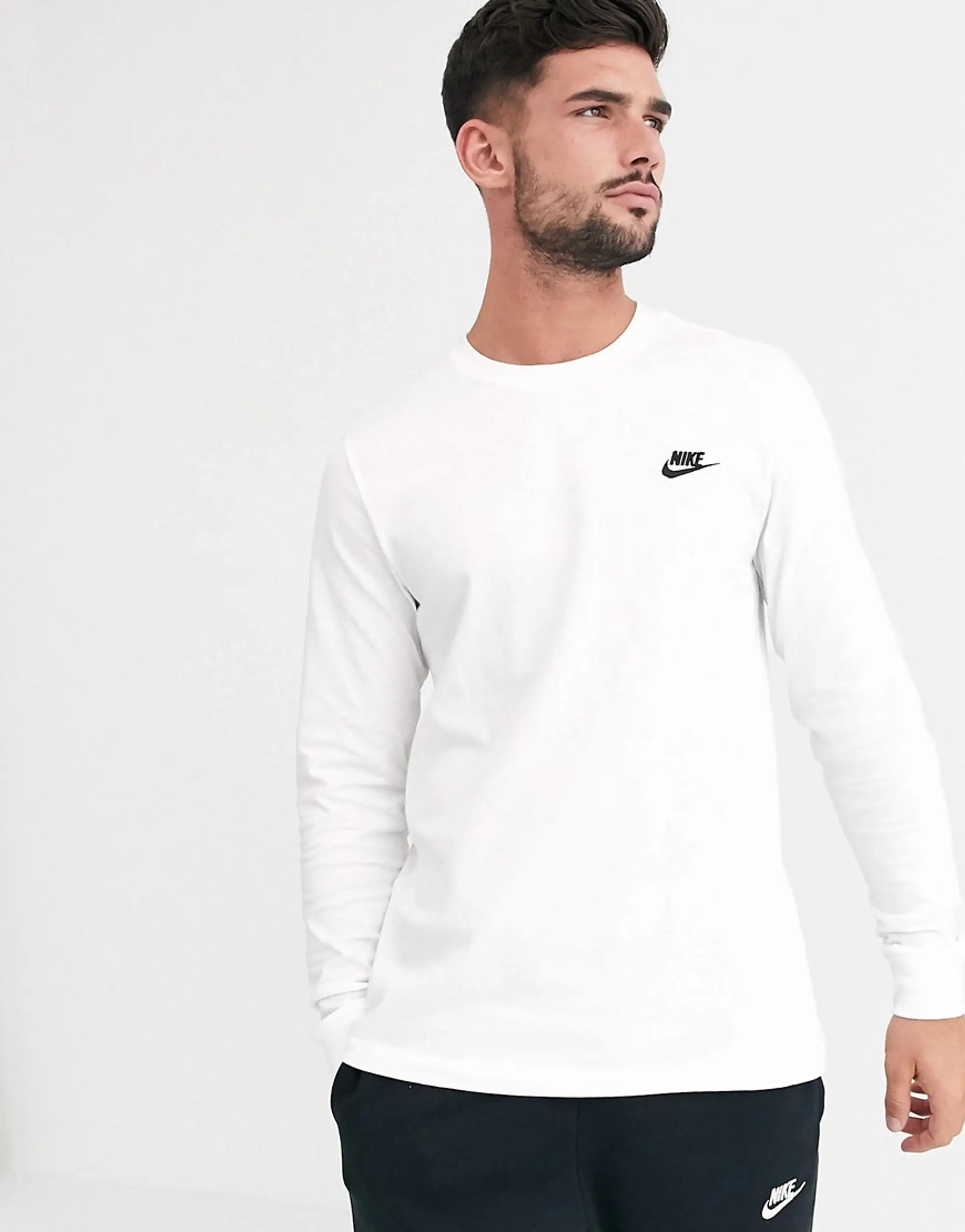 Nike Sportswear Long Sleeve Men - White, Black