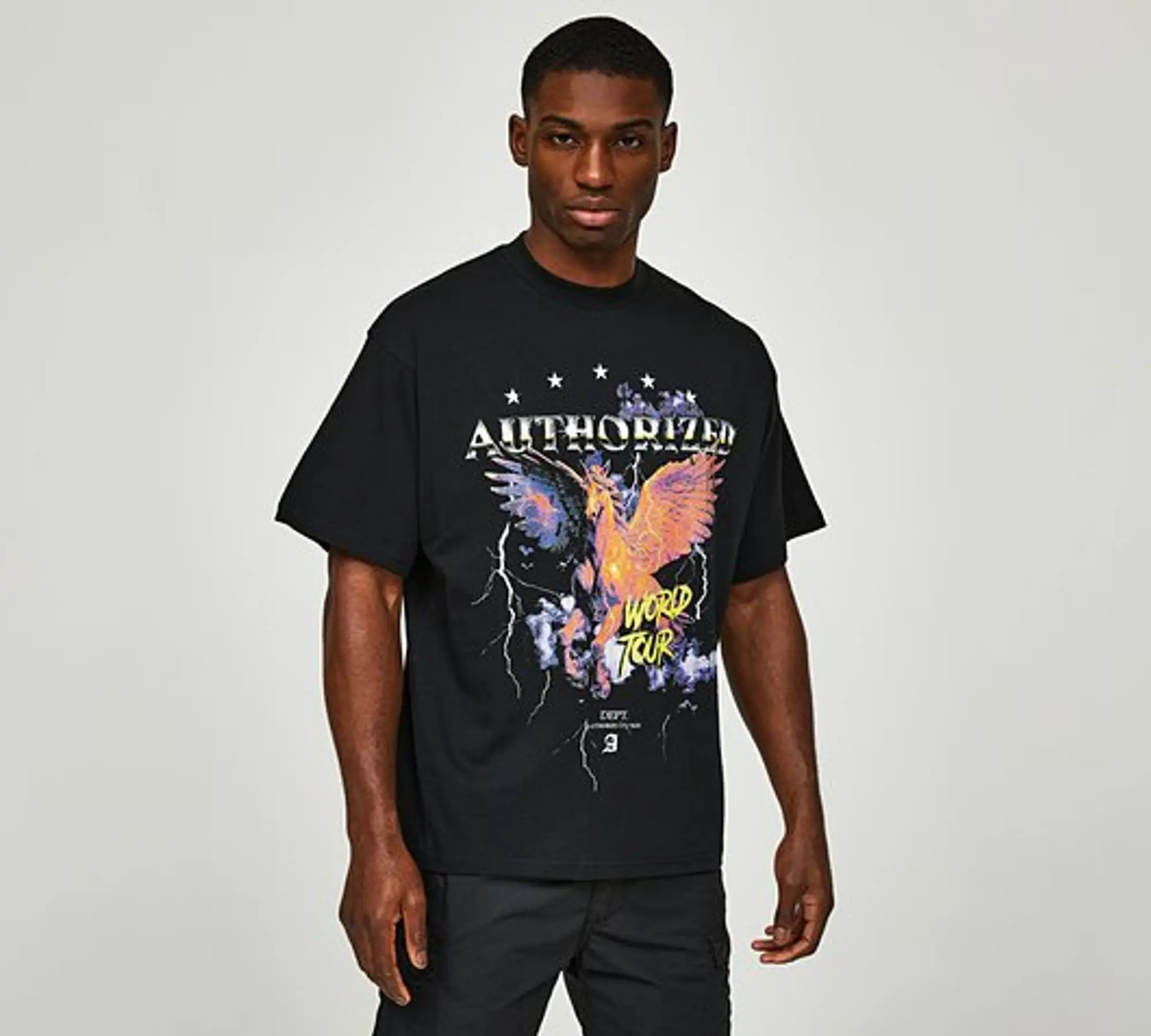 Authorized Tour Graphic Relaxed T-Shirt - Black - Size S - Black