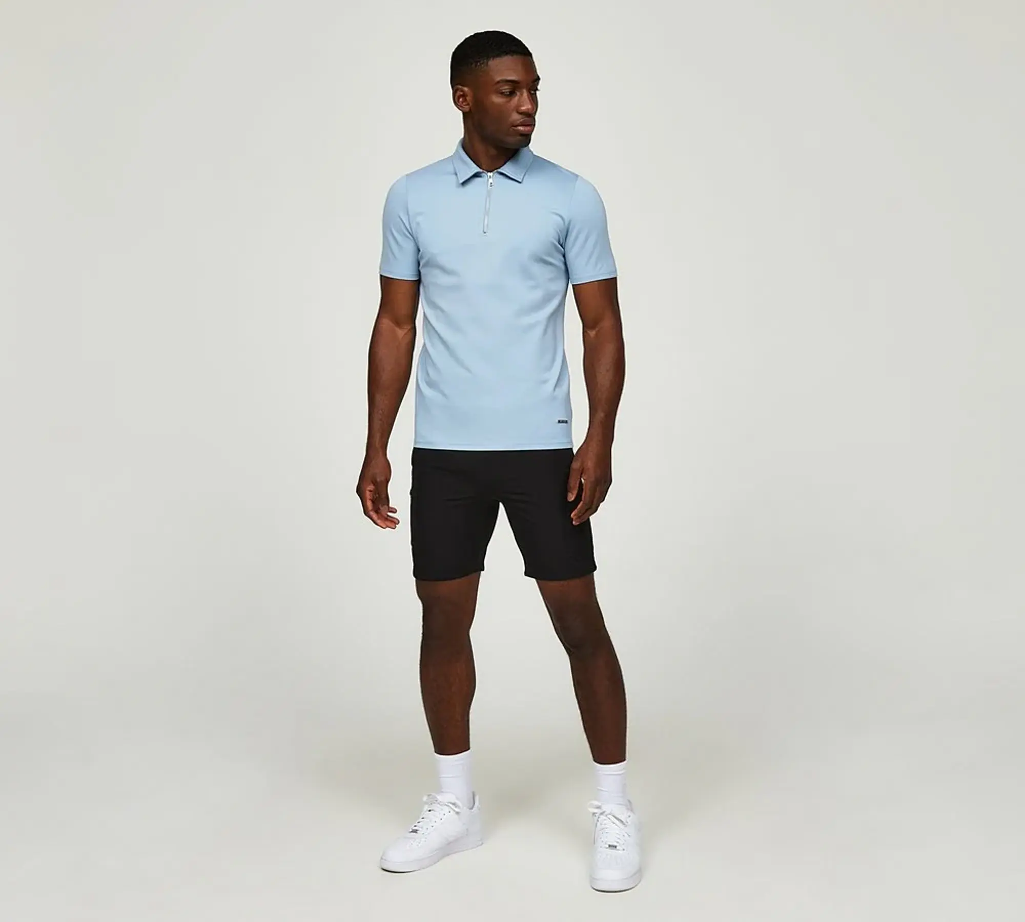 Belier Premium Zip Polo Shirt - Blue - Size 2XL - Blue