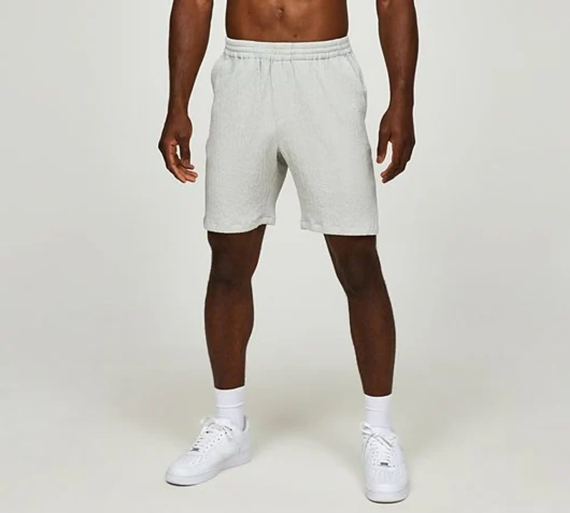 Belier Seersucker Short - Grey - Size 2XL - Grey
