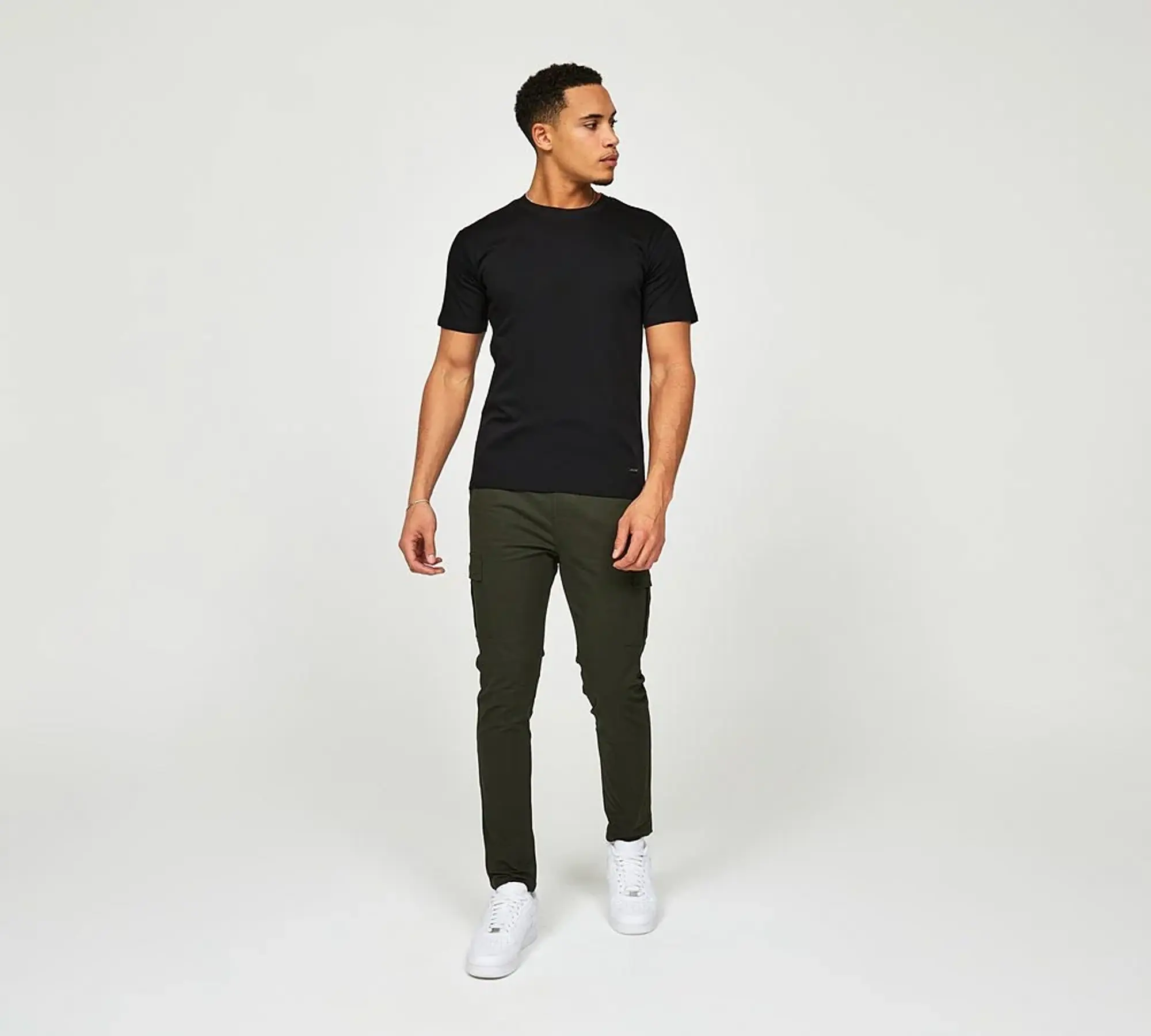 Belier Short Sleeved Mercerised Premium T-Shirt - Black - Size M - Black