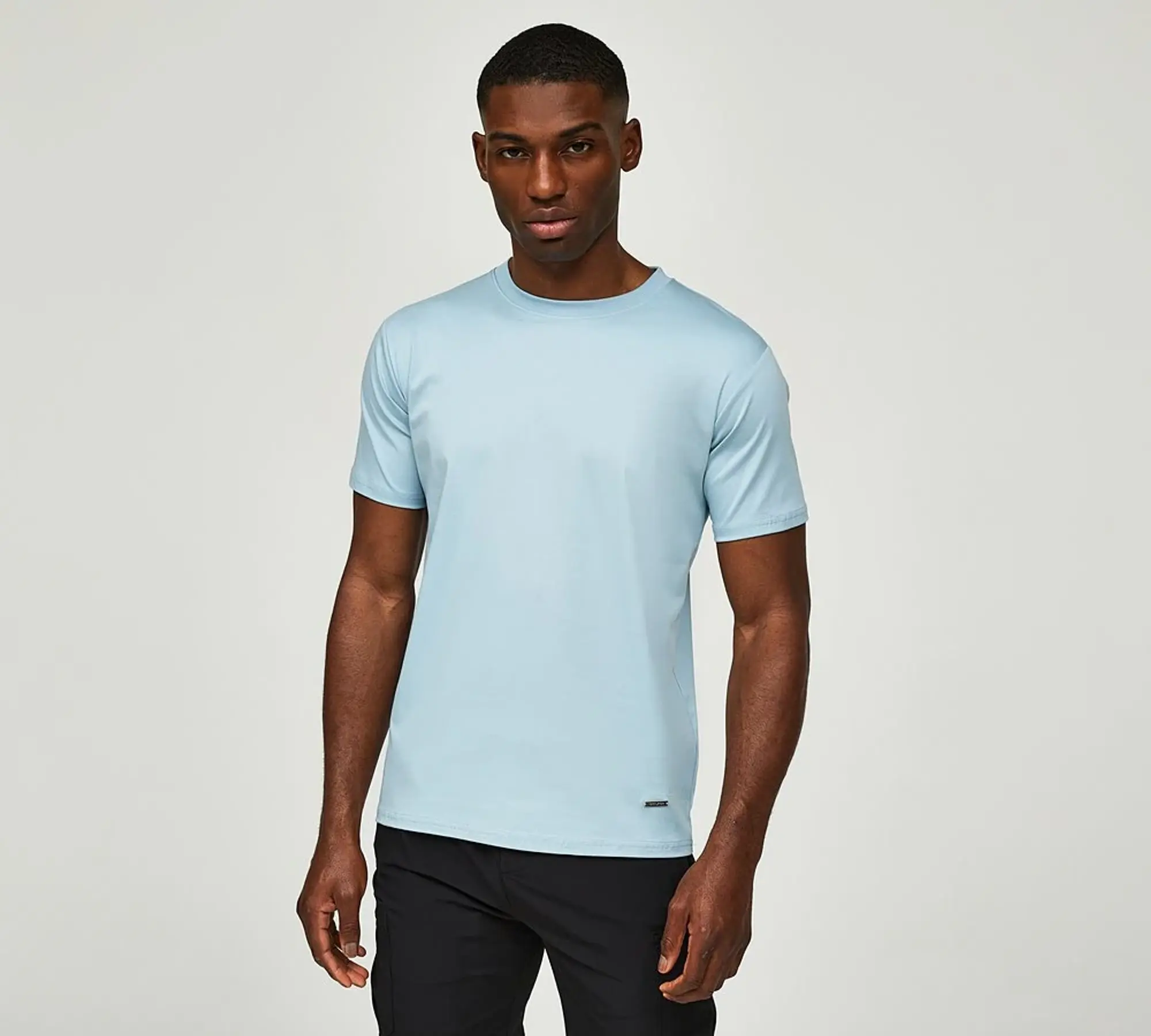 Belier Short Sleeved Mercerised Premium T-Shirt - Blue - Size XL - Blue