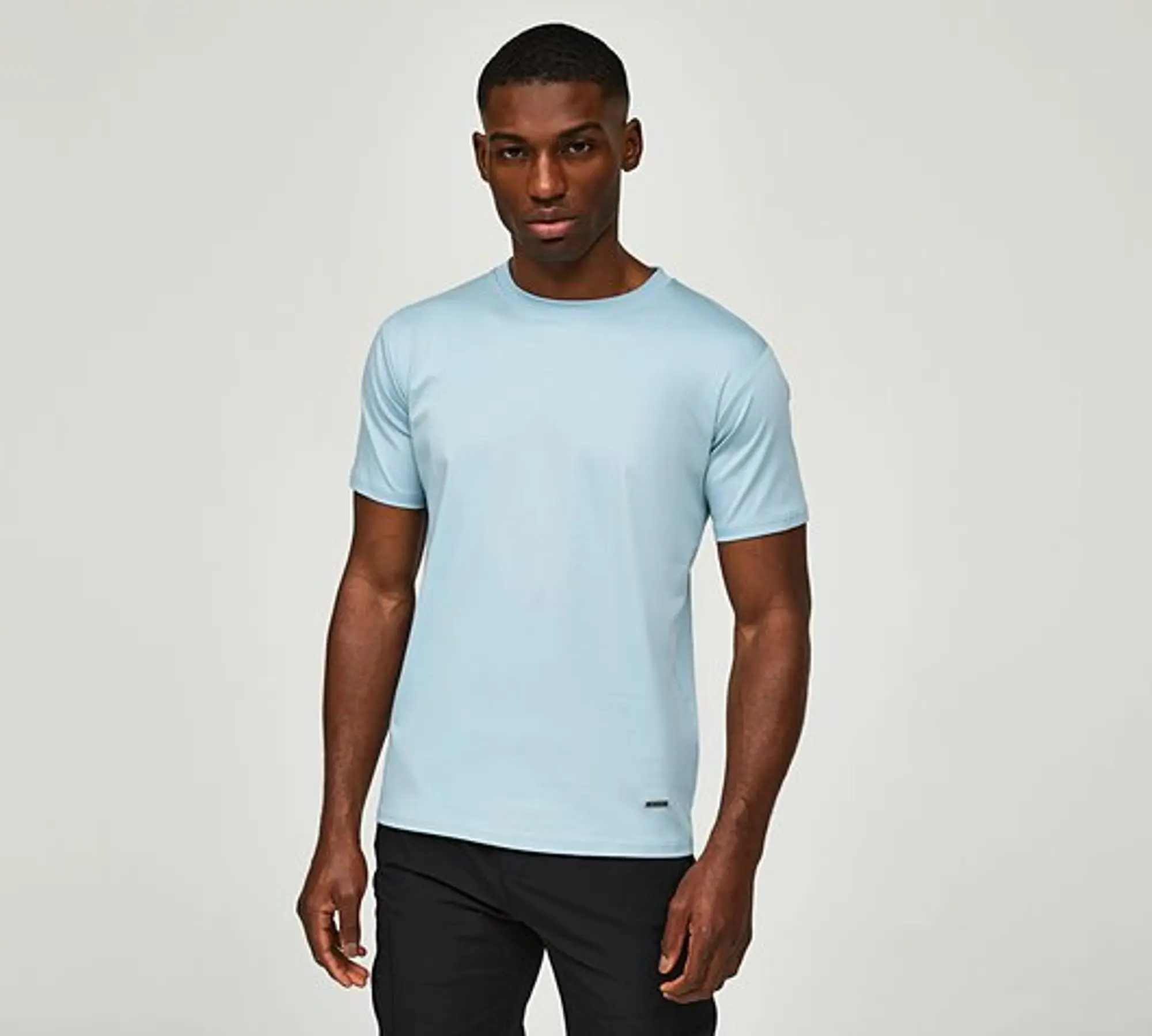 Belier Short Sleeved Mercerised Premium T-Shirt - Blue - Size XL - Blue