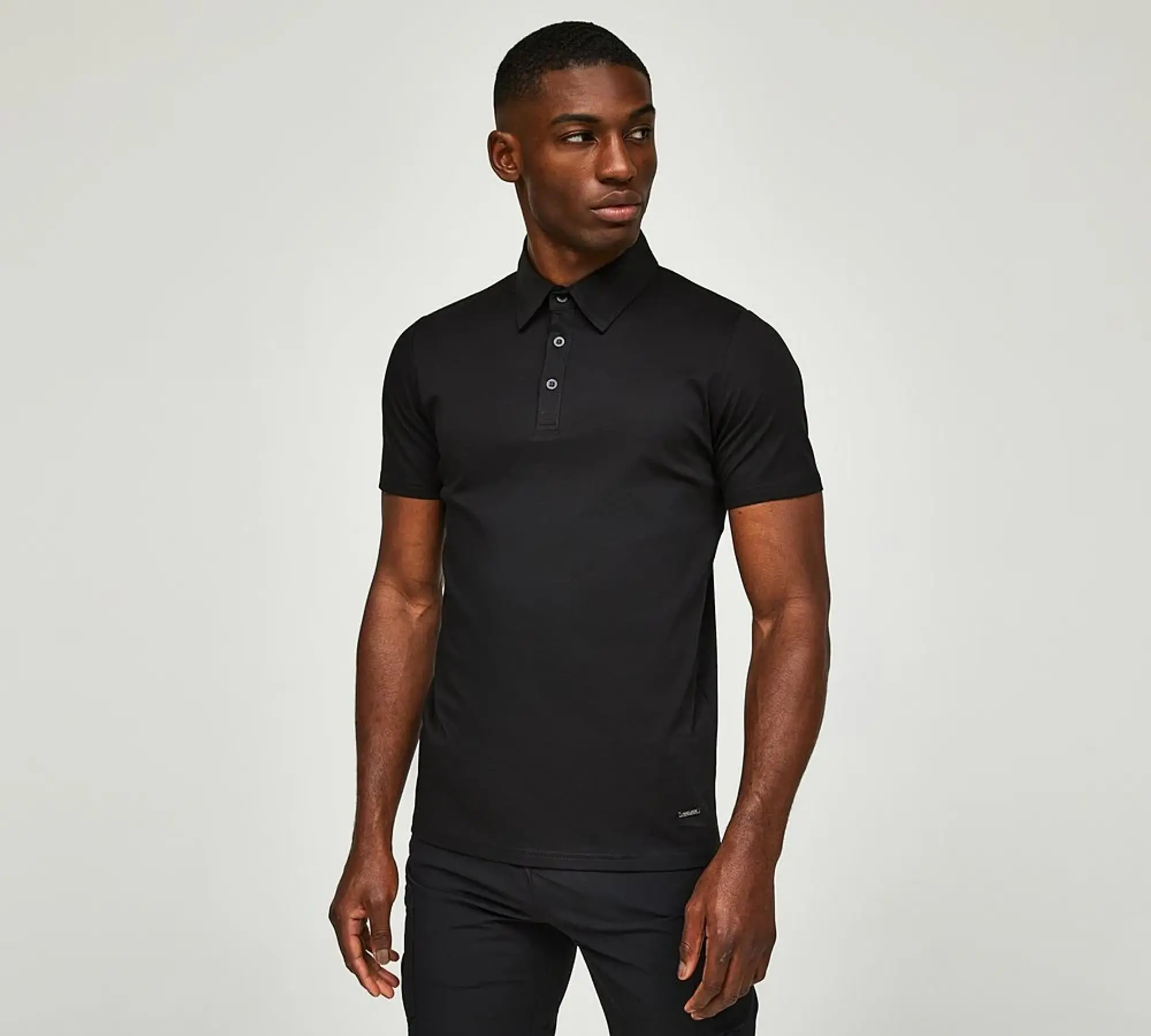 Belier Short Sleeve Mercerised Premium Polo Shirt - Black - Size M - Black