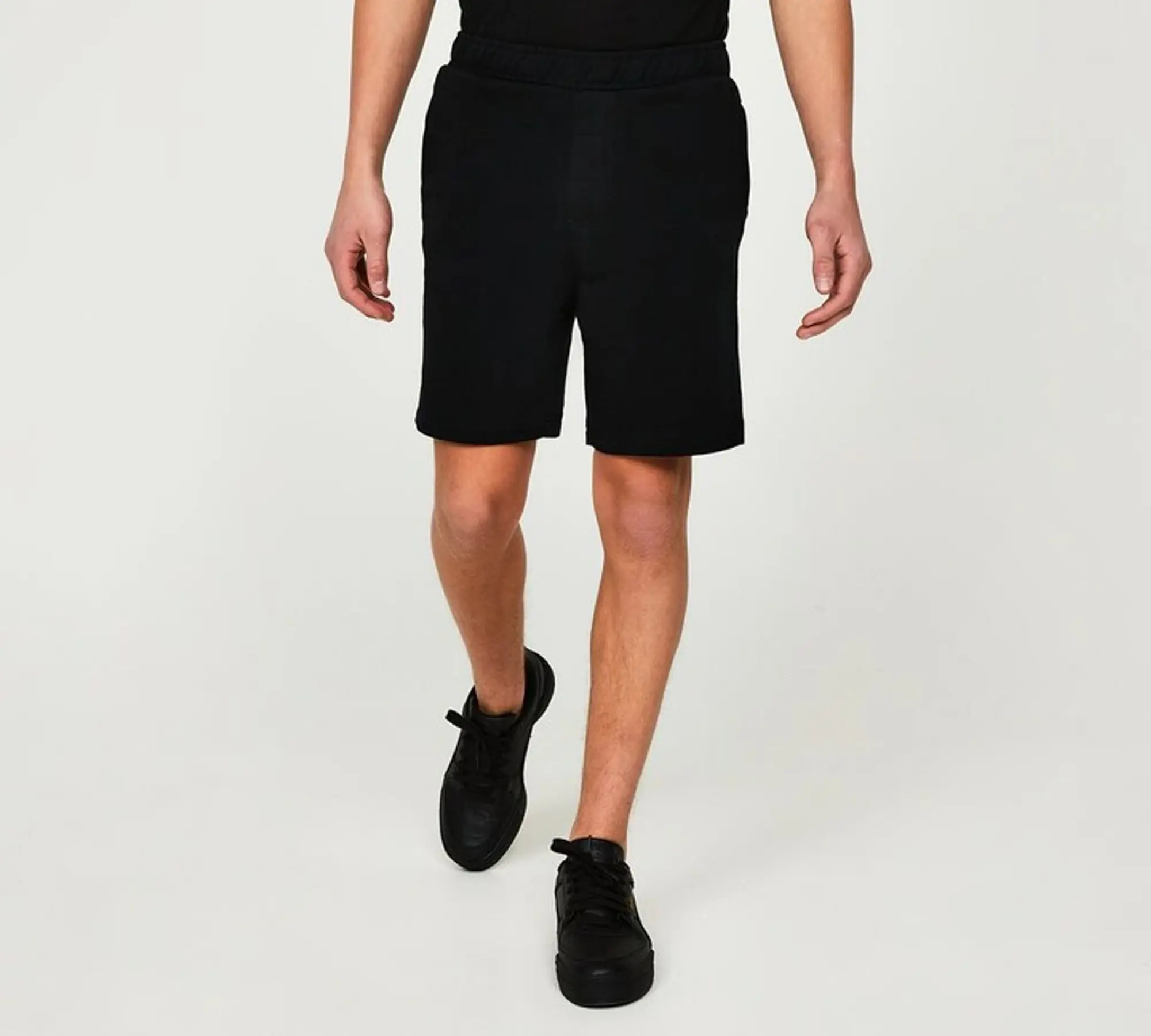 Brave Soul Junior Fleece Short - Black - Size 9-10Y - Black