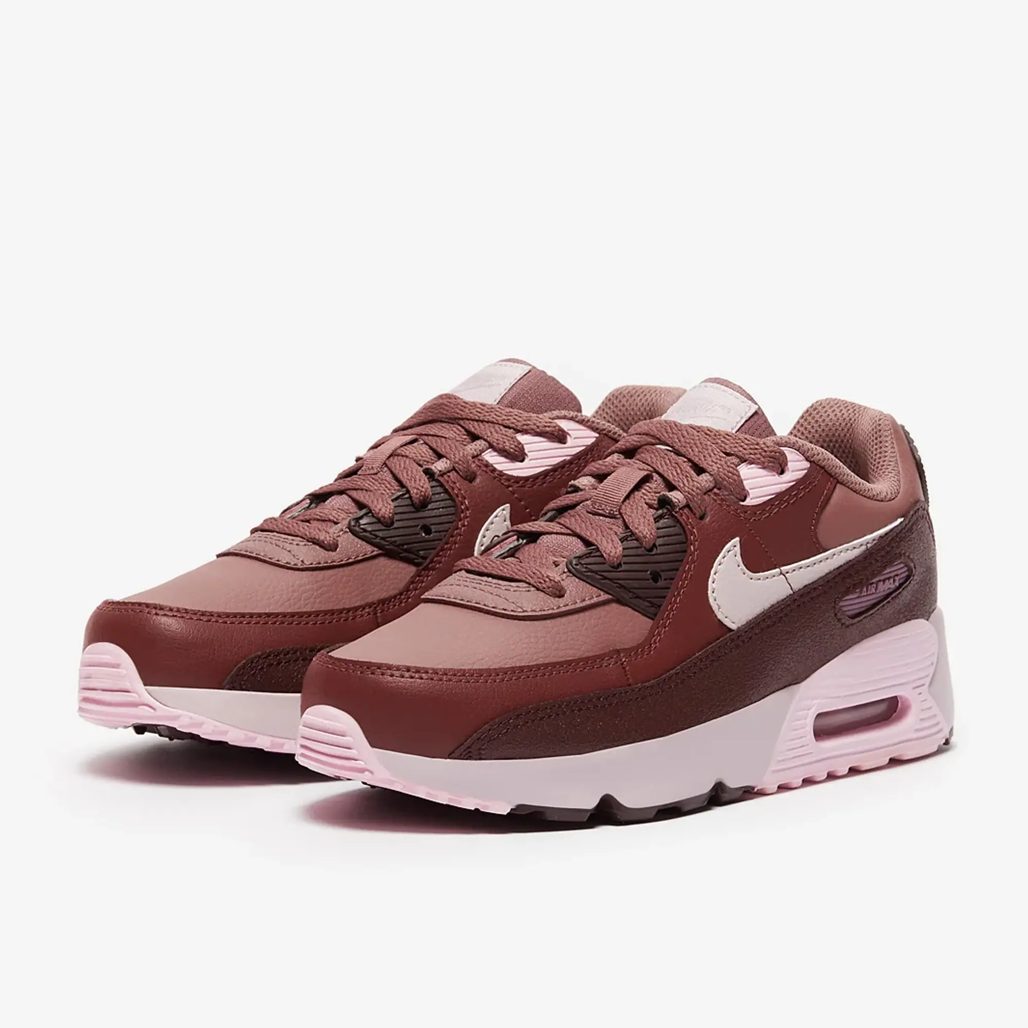 Nike Infant Air Max 90 Leather Trainer Brown Size 2 Brown CD6867 201 FOOTY.COM