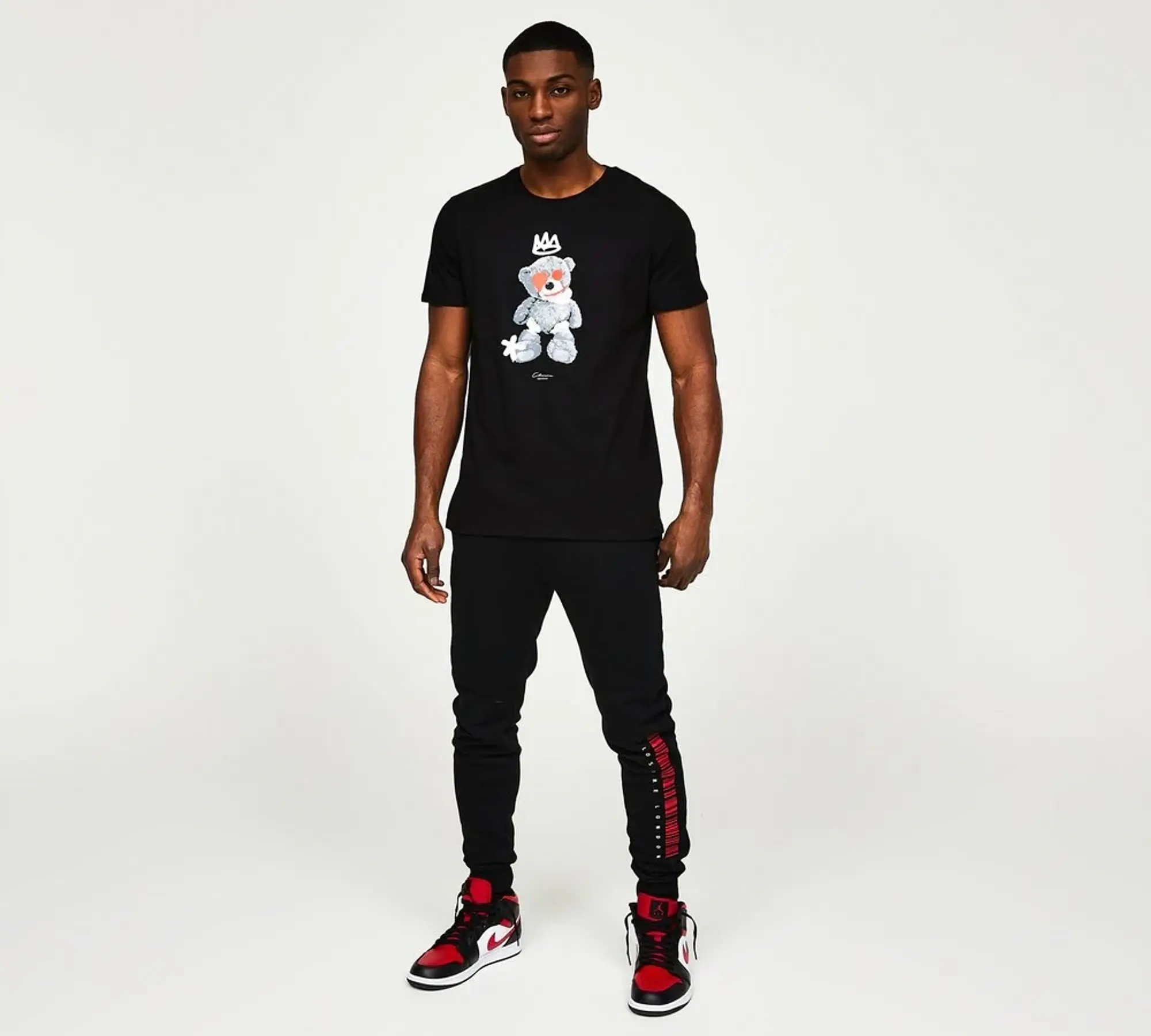 Closure London Teddy T-Shirt - Black - Size S - Black