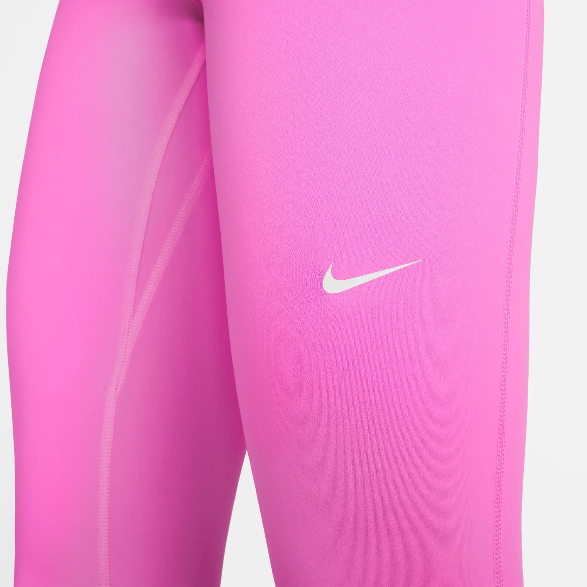 Nike Sportswear Pro Womens Mid Rise Mesh Paneled Leggings