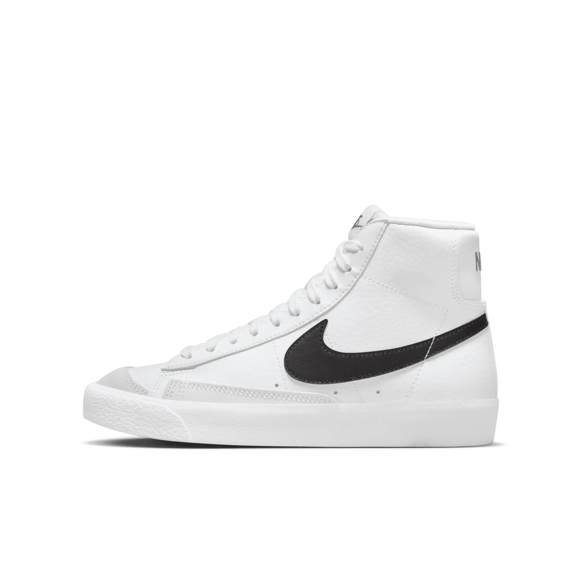 Nike Junior Blazer Mid '77 Trainer - White - Size 4 - White