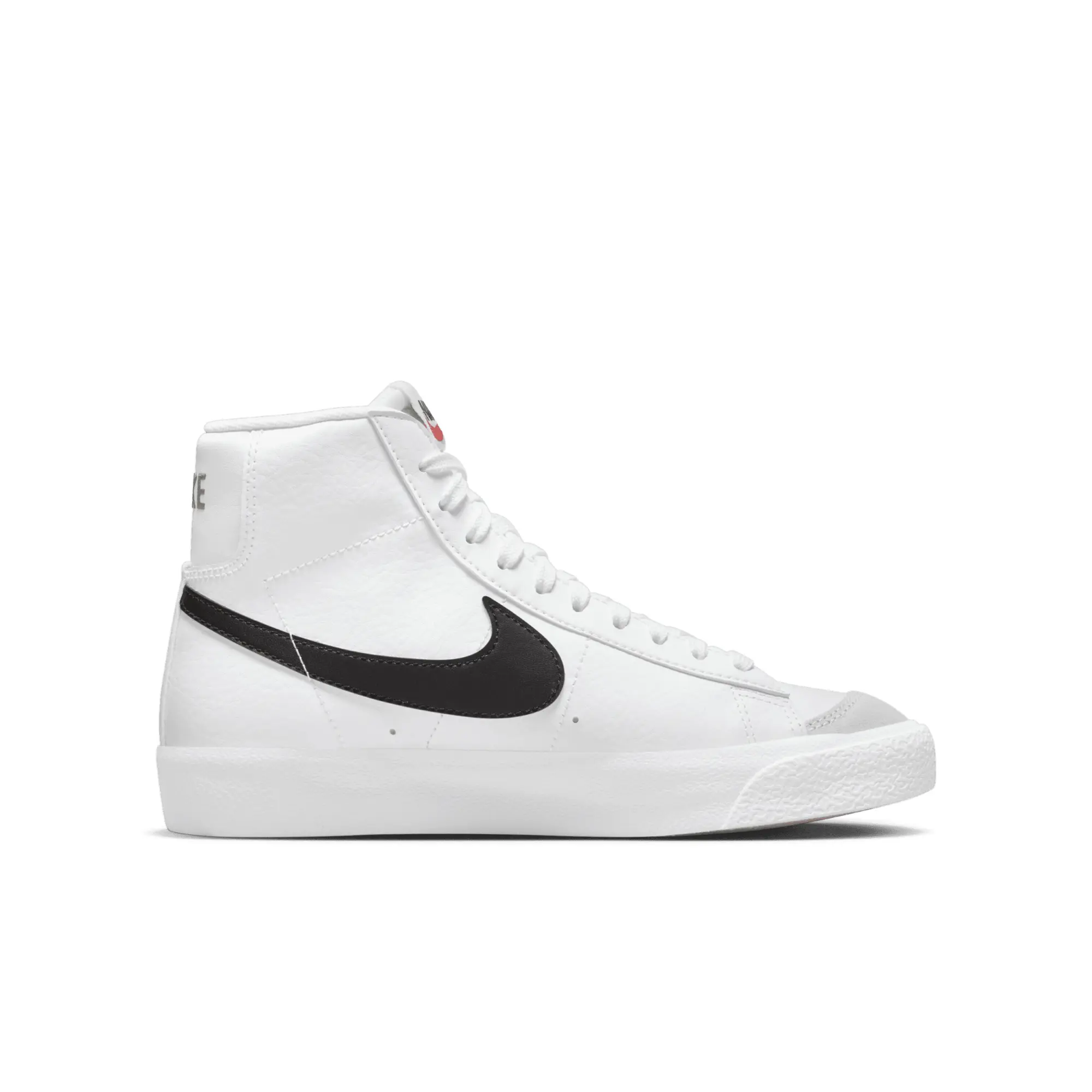 Nike Junior Blazer Mid '77 Trainer - White - Size 4 - White