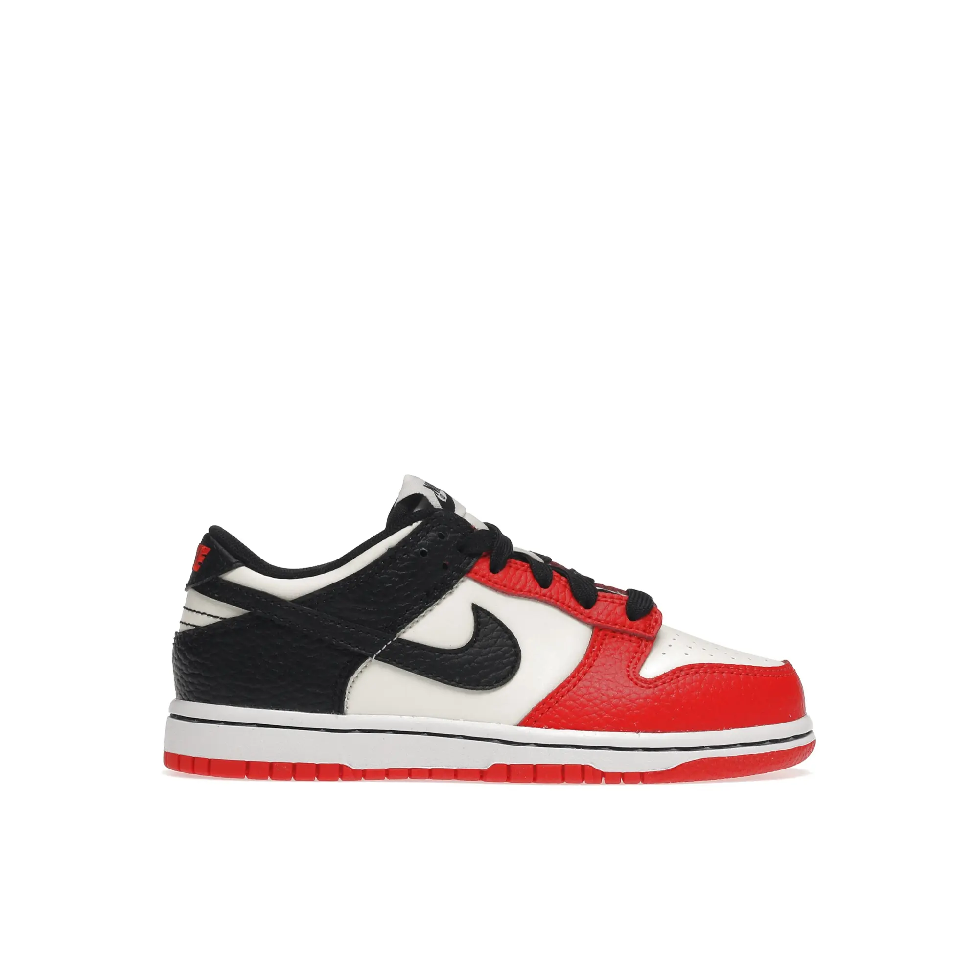 Nike Infant Dunk Low Trainer Sail Black Chile Red DC9564 100 FOOTY.COM