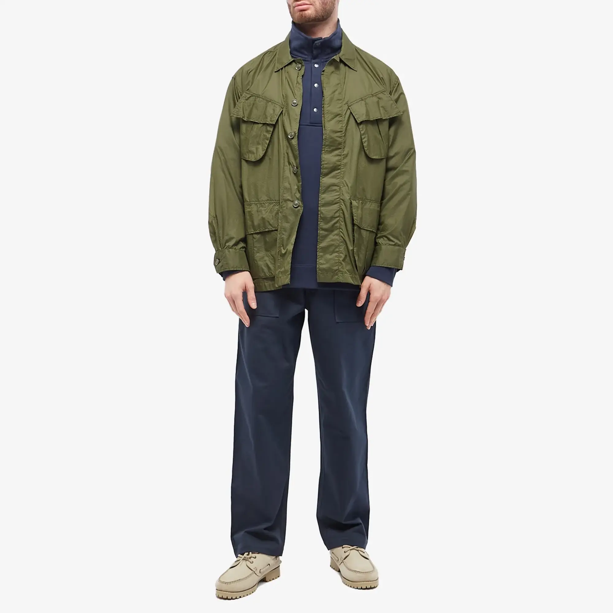 Universal Works Men's Fatigue Pant Navy