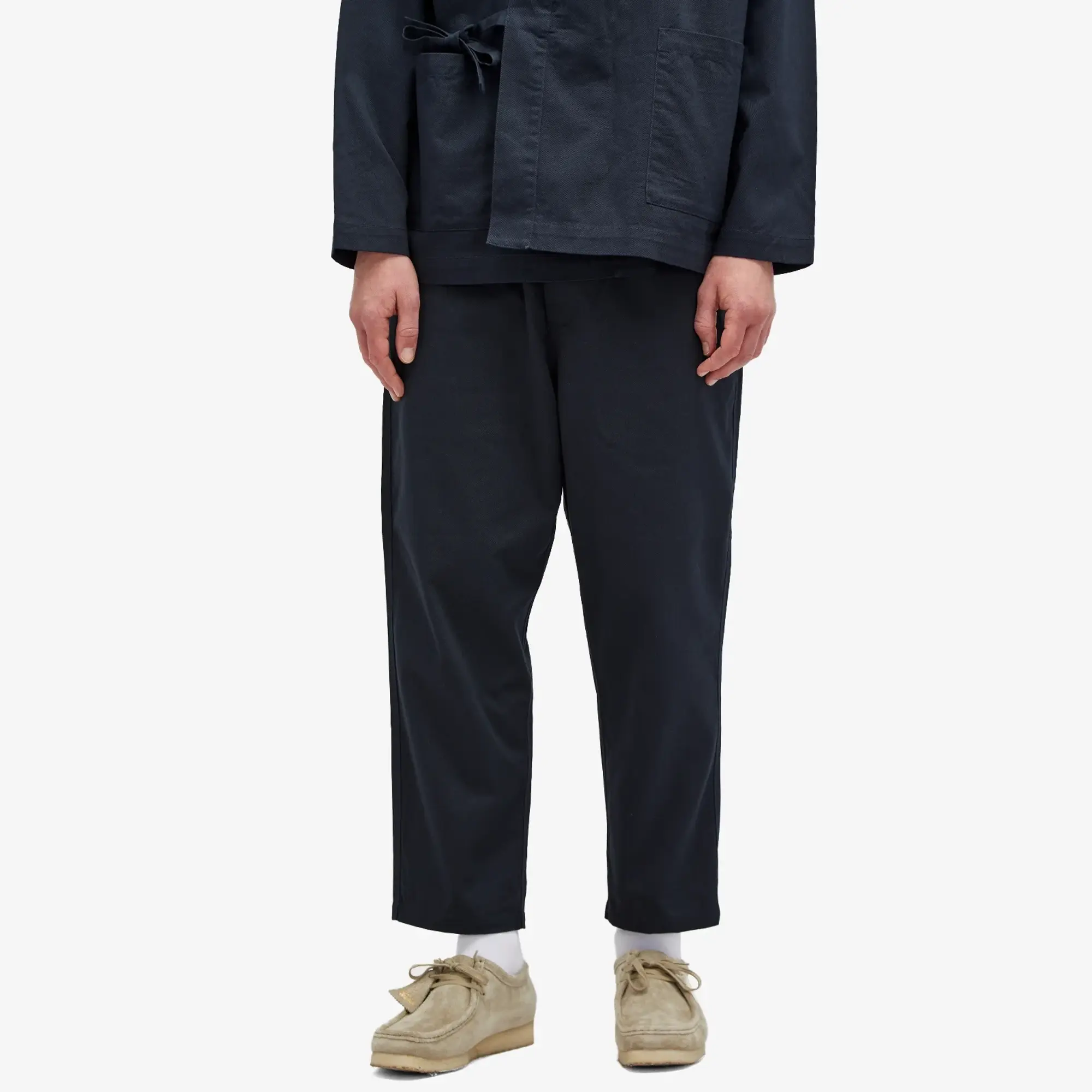 Universal Works Men's Twill Hi Water Trouser Navy