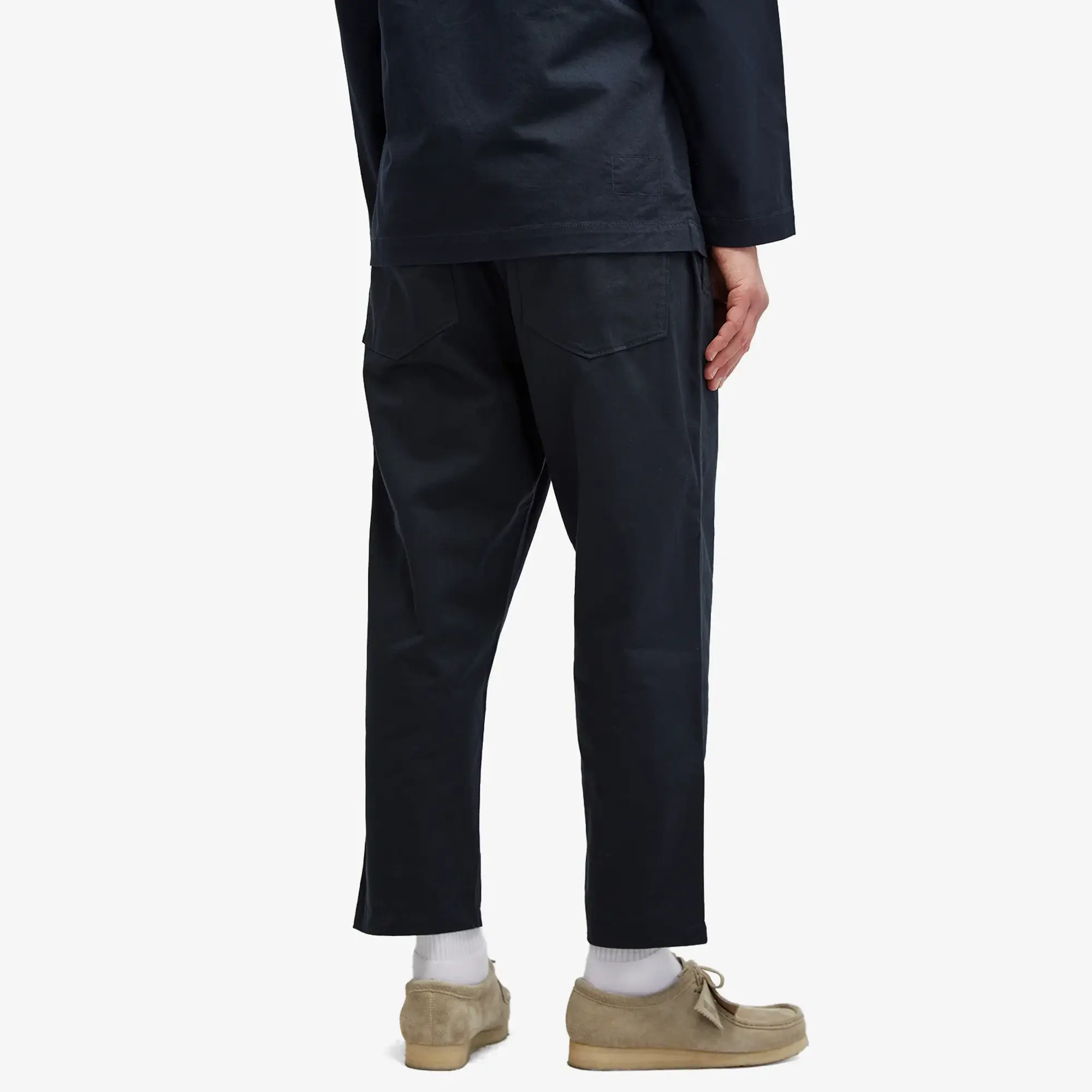 Universal Works Men's Twill Hi Water Trouser Navy