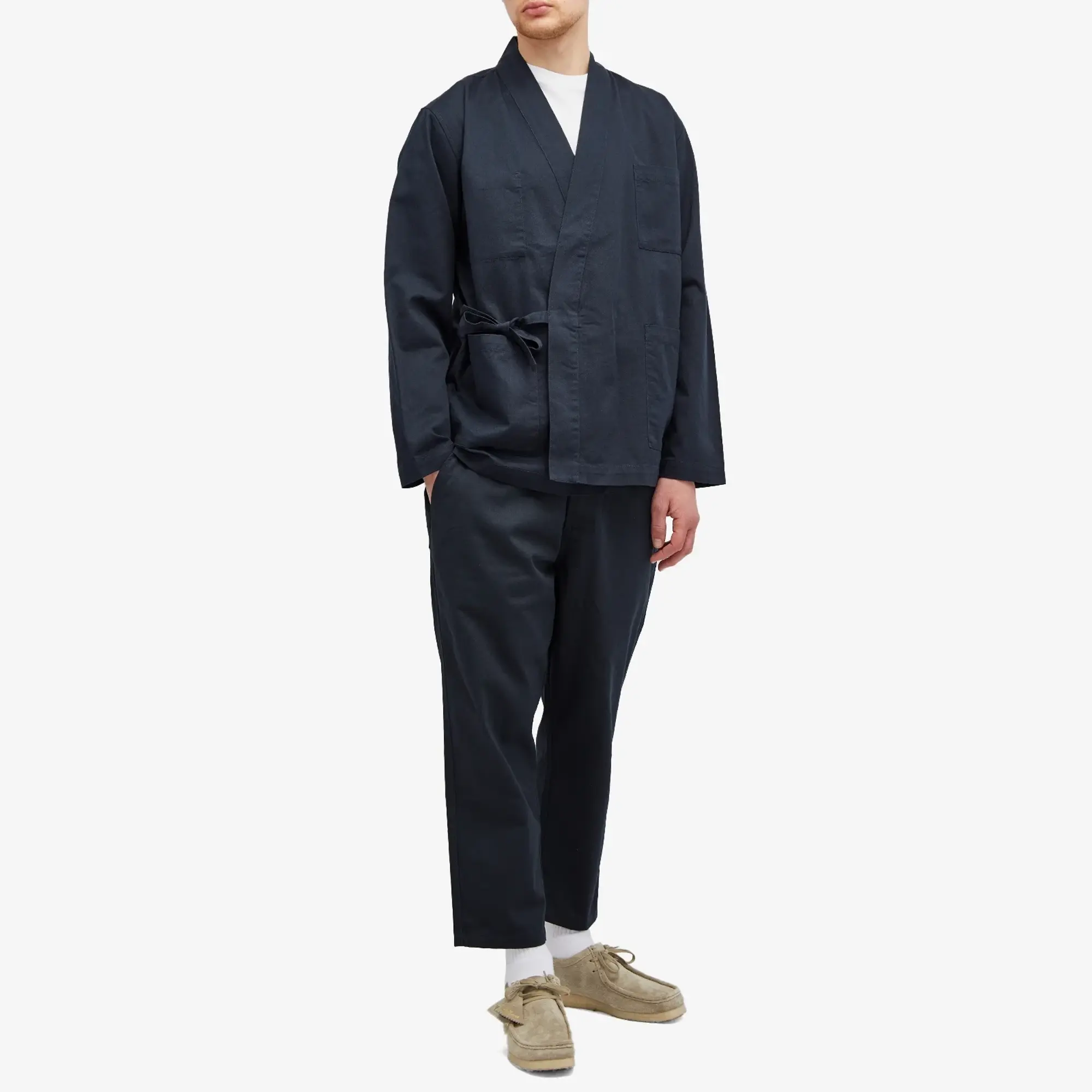 Universal Works Men's Twill Hi Water Trouser Navy