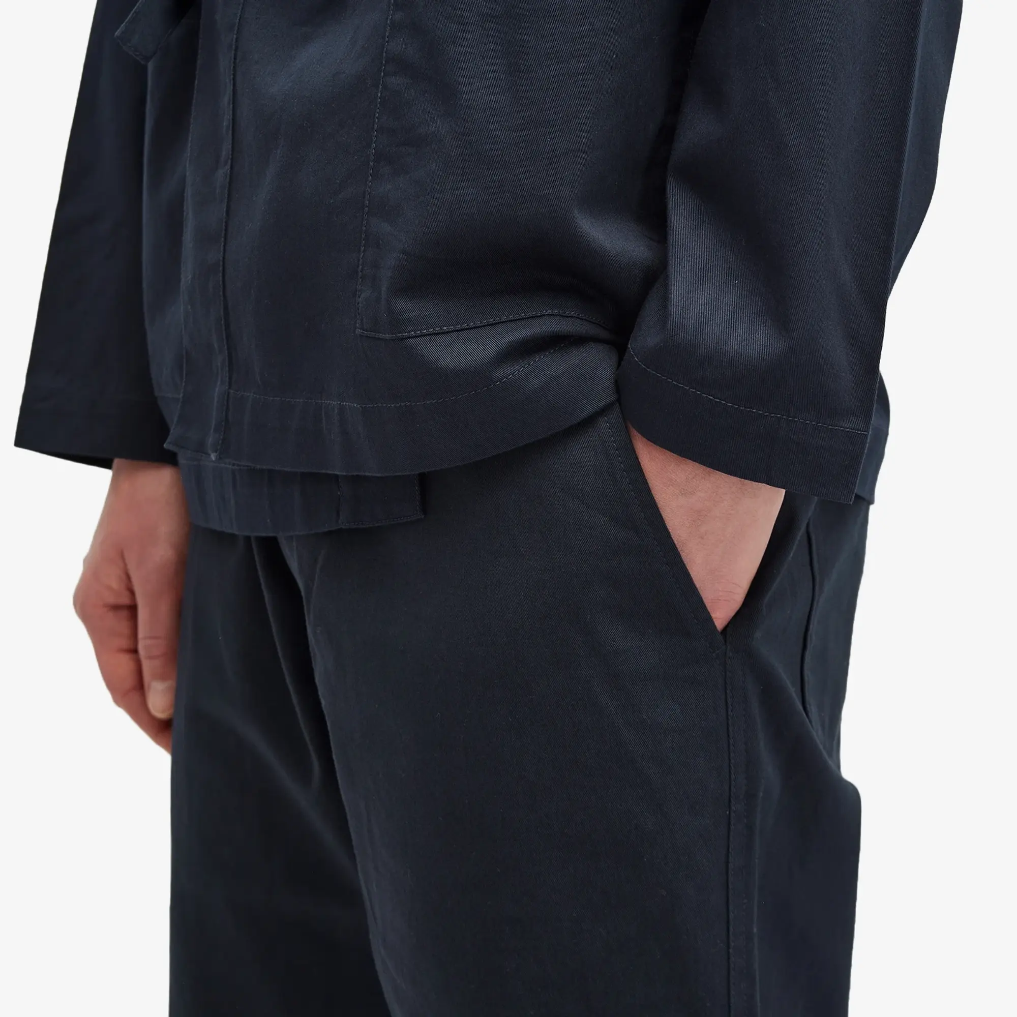 Universal Works Men's Twill Hi Water Trouser Navy