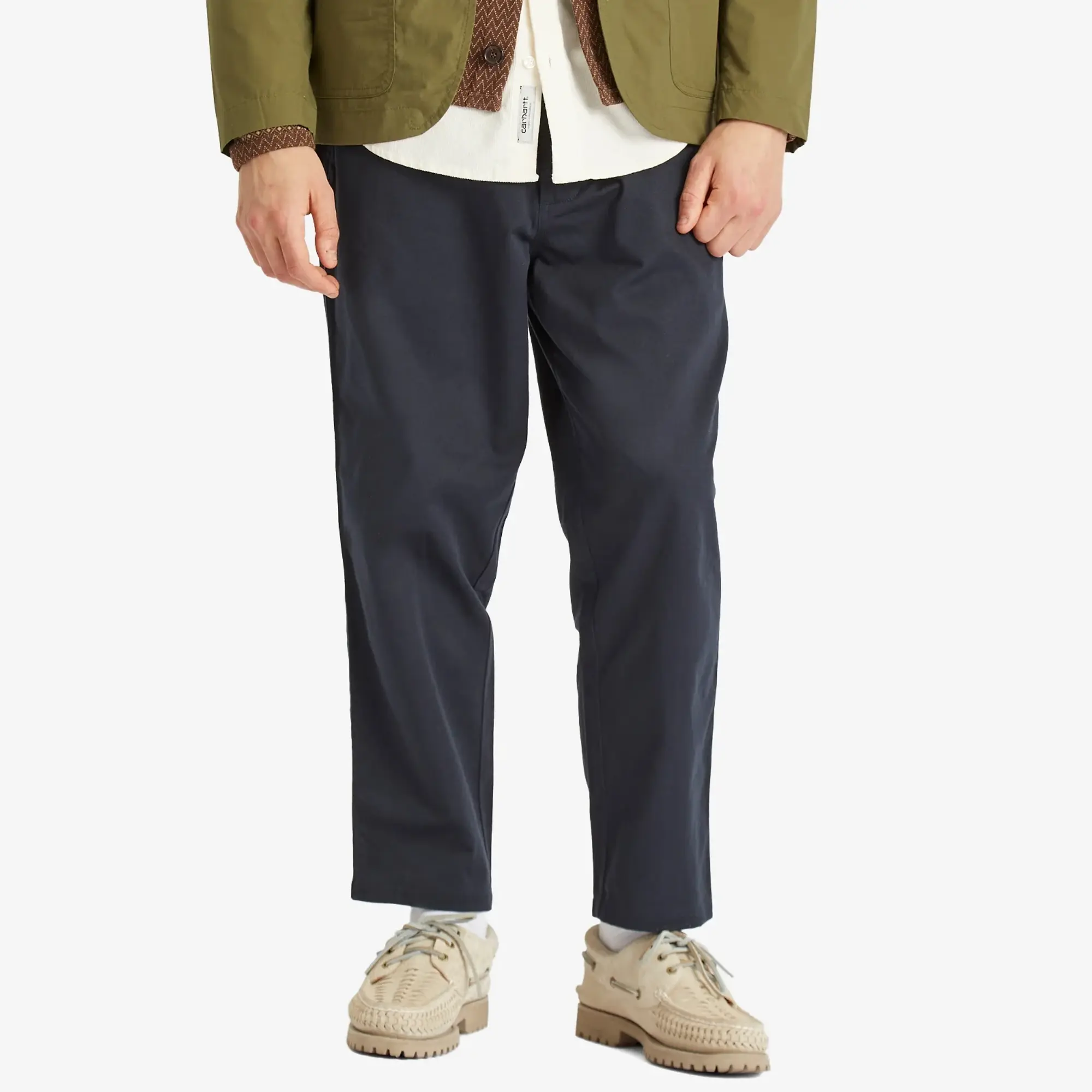 Universal Works Men's Twill Hi Water Trouser Navy