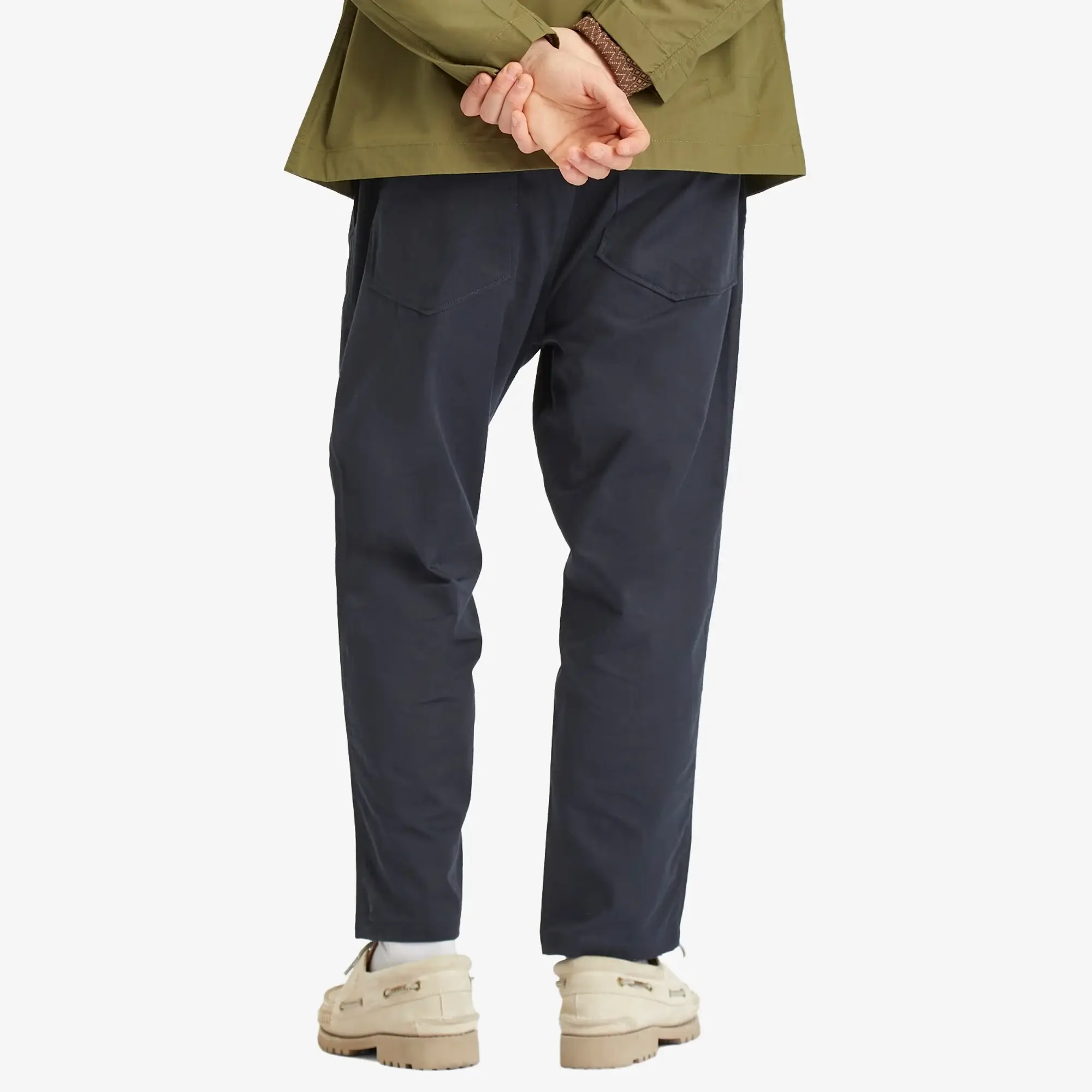 Universal Works Men's Twill Hi Water Trouser Navy