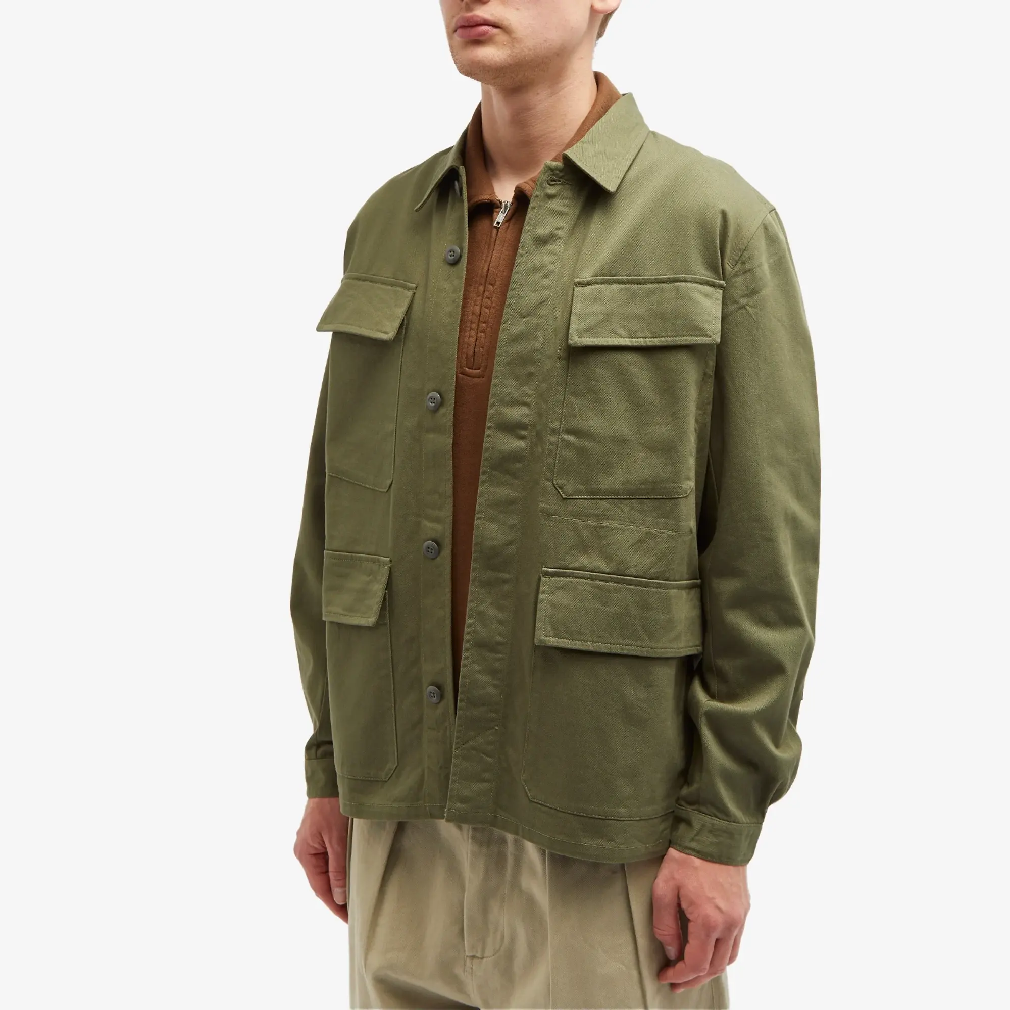 Universal Works Men's MW Fatigue Jacket Light Olive