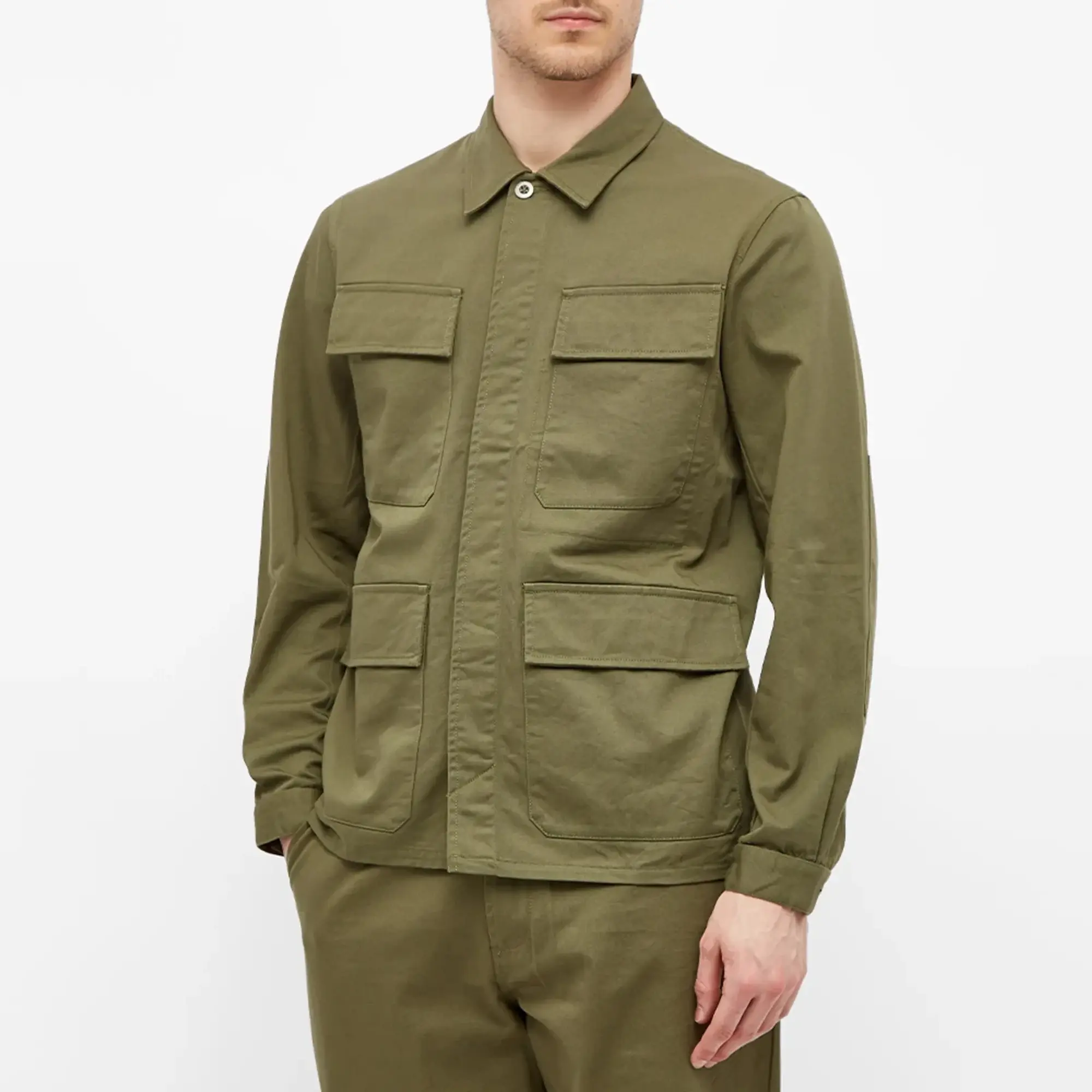 Universal Works Men's MW Fatigue Jacket Light Olive