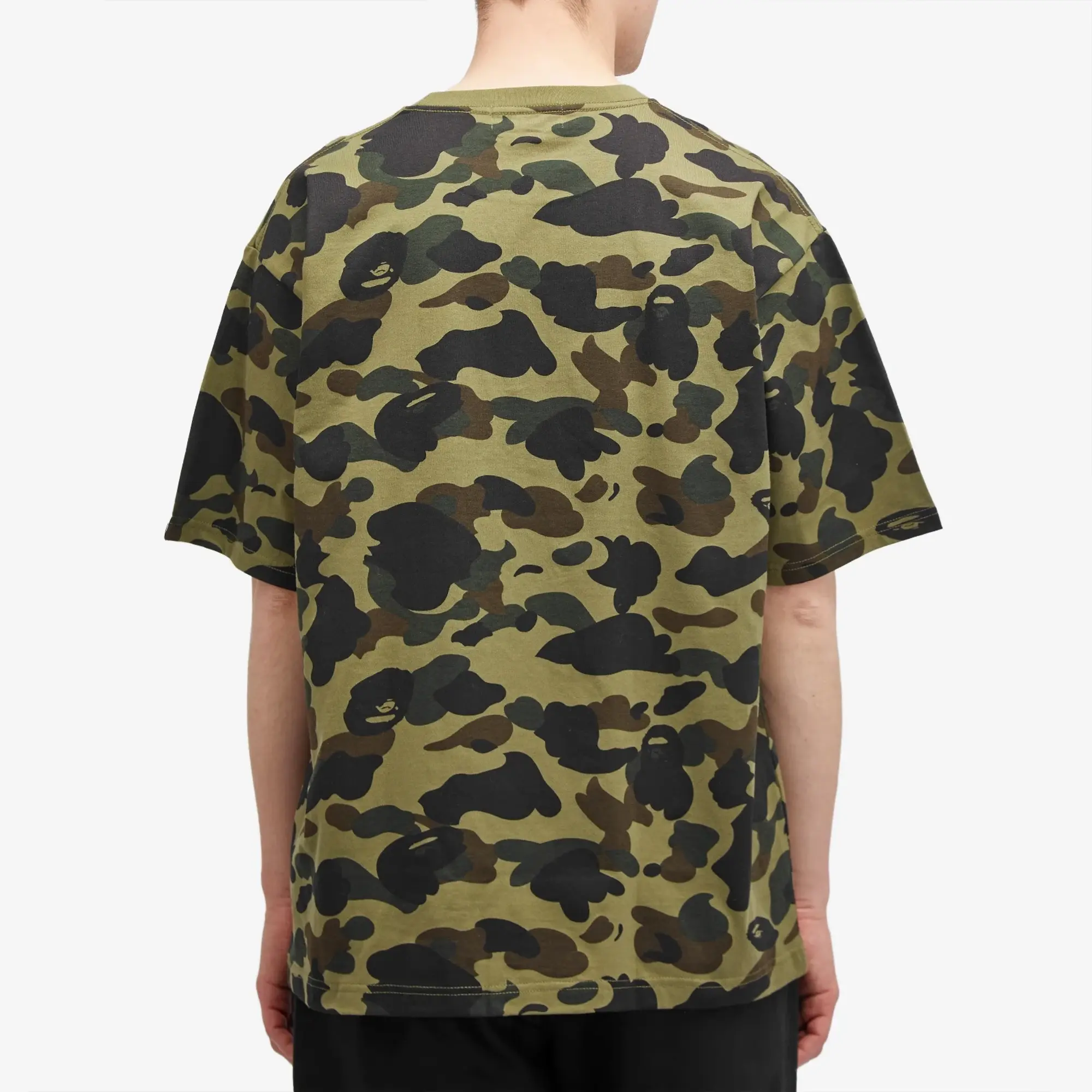A Bathing Ape Men's 1st Camo One Point T-Shirt Green