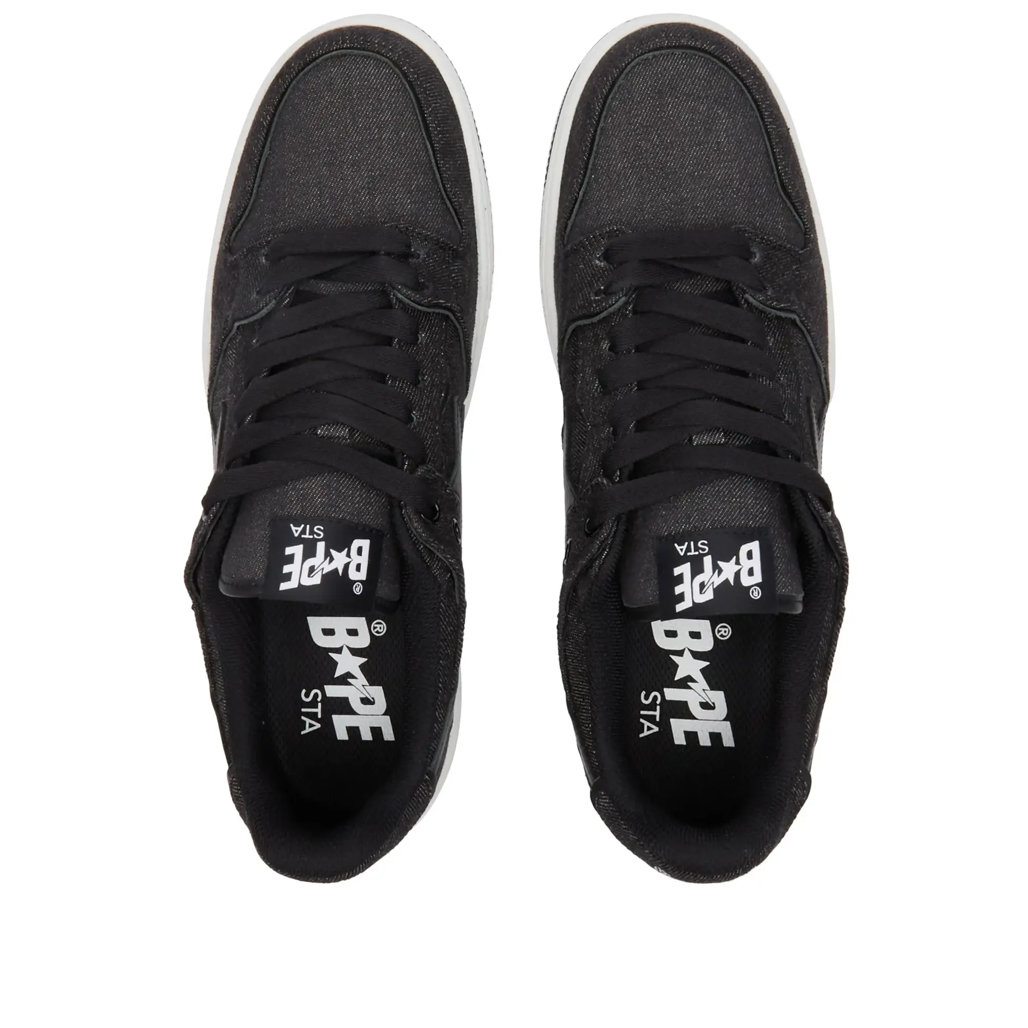 Sneakers A Bathing Ape Bape Sk8 Sta Denim Black Eur 44