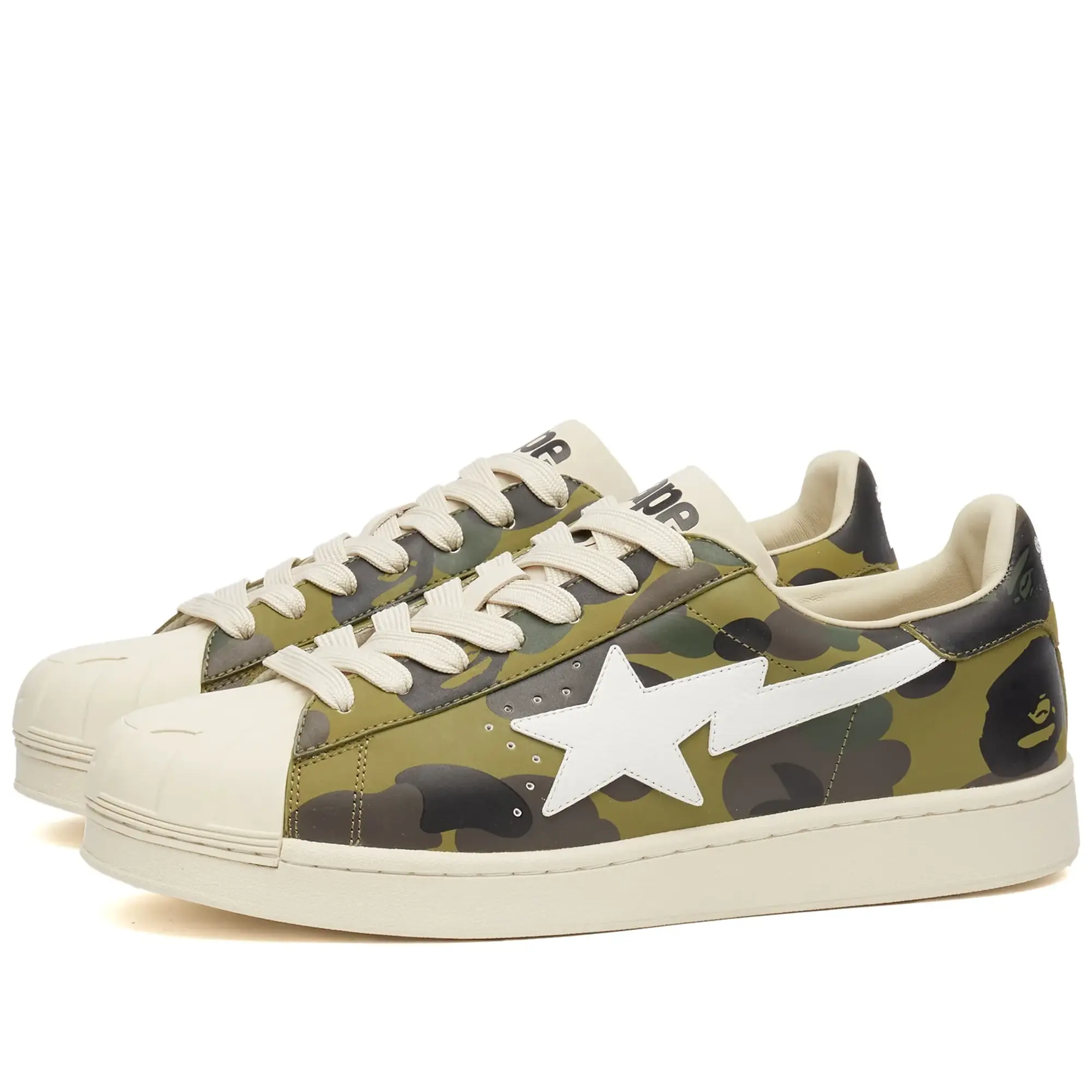 Sneakers A Bathing Ape Skull Sta 1St Camo Green Eur 41