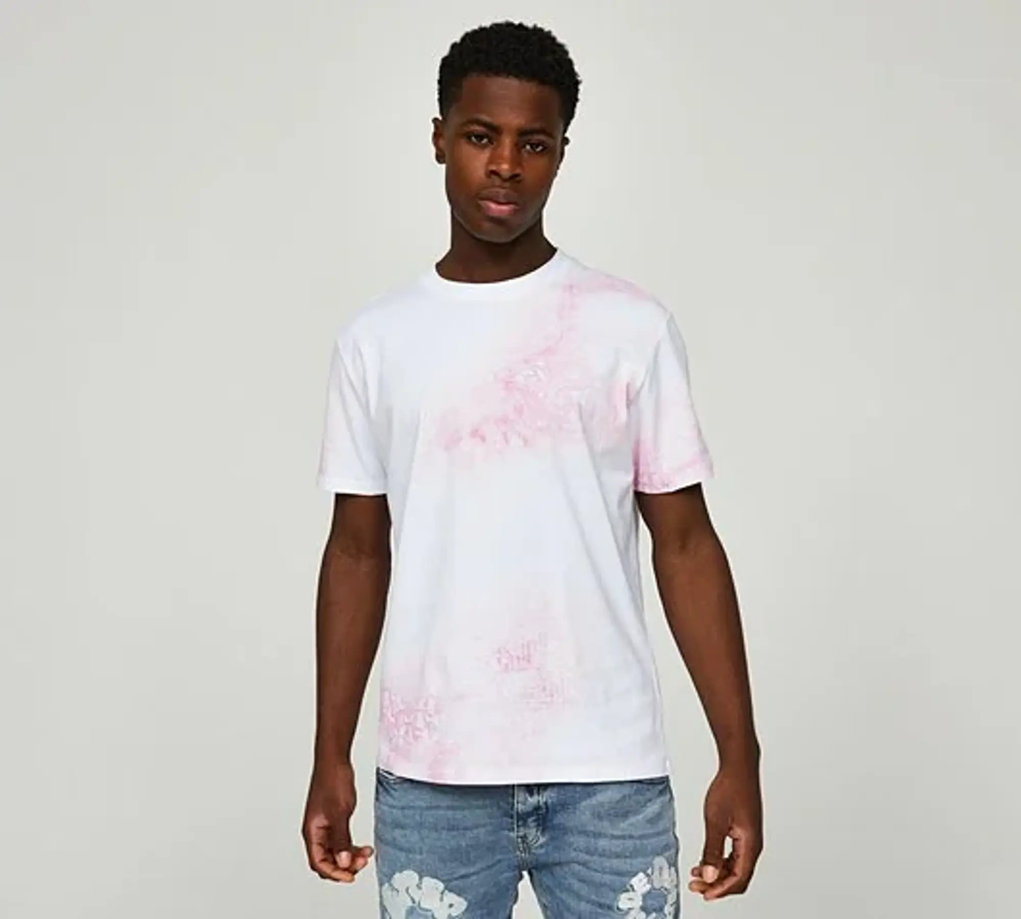Dripmade Outlaw AOP Boxy Fit T-Shirt  - White - Size L - White