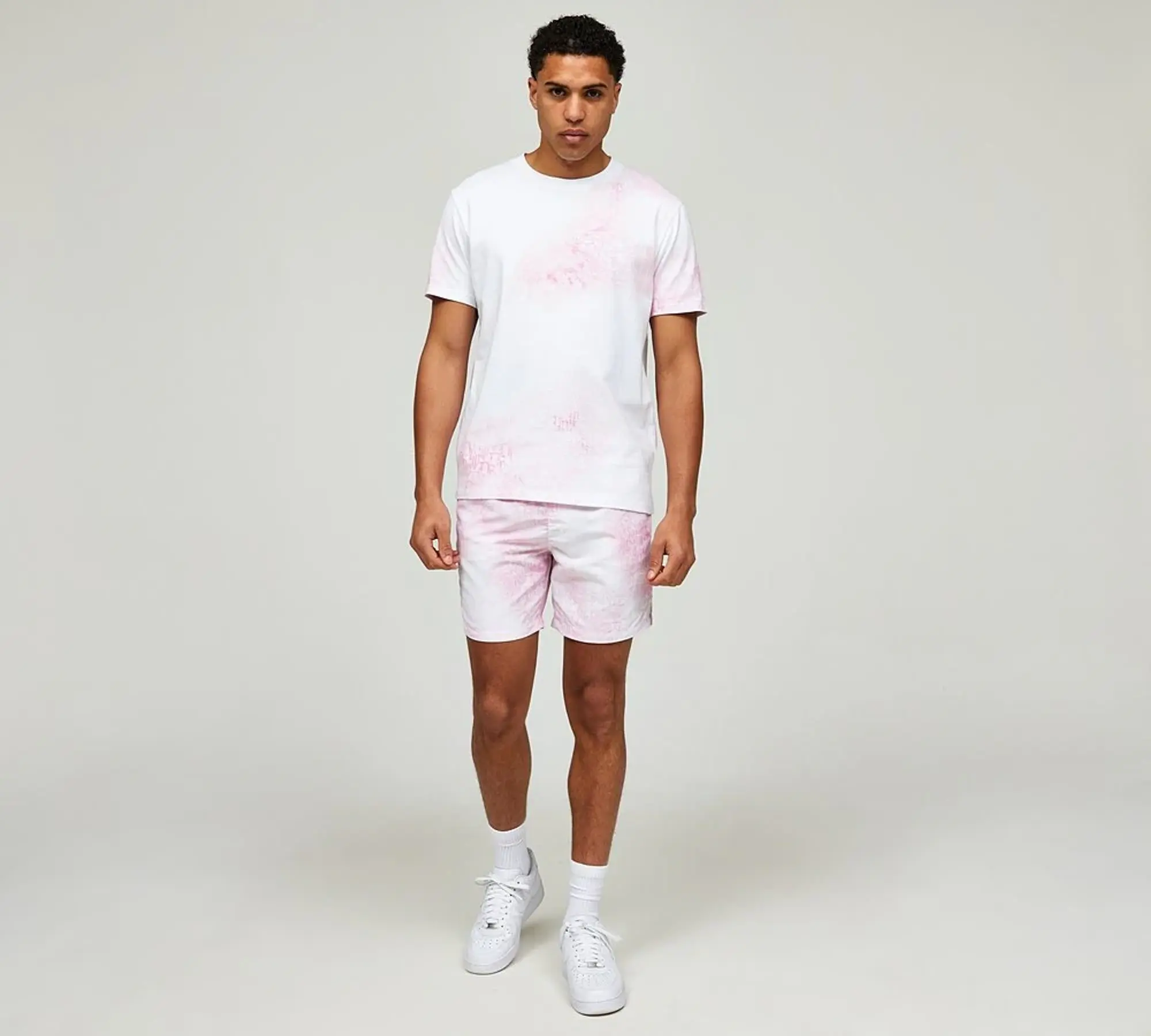 Dripmade Outlaw AOP Boxy Fit T-Shirt  - White - Size L - White