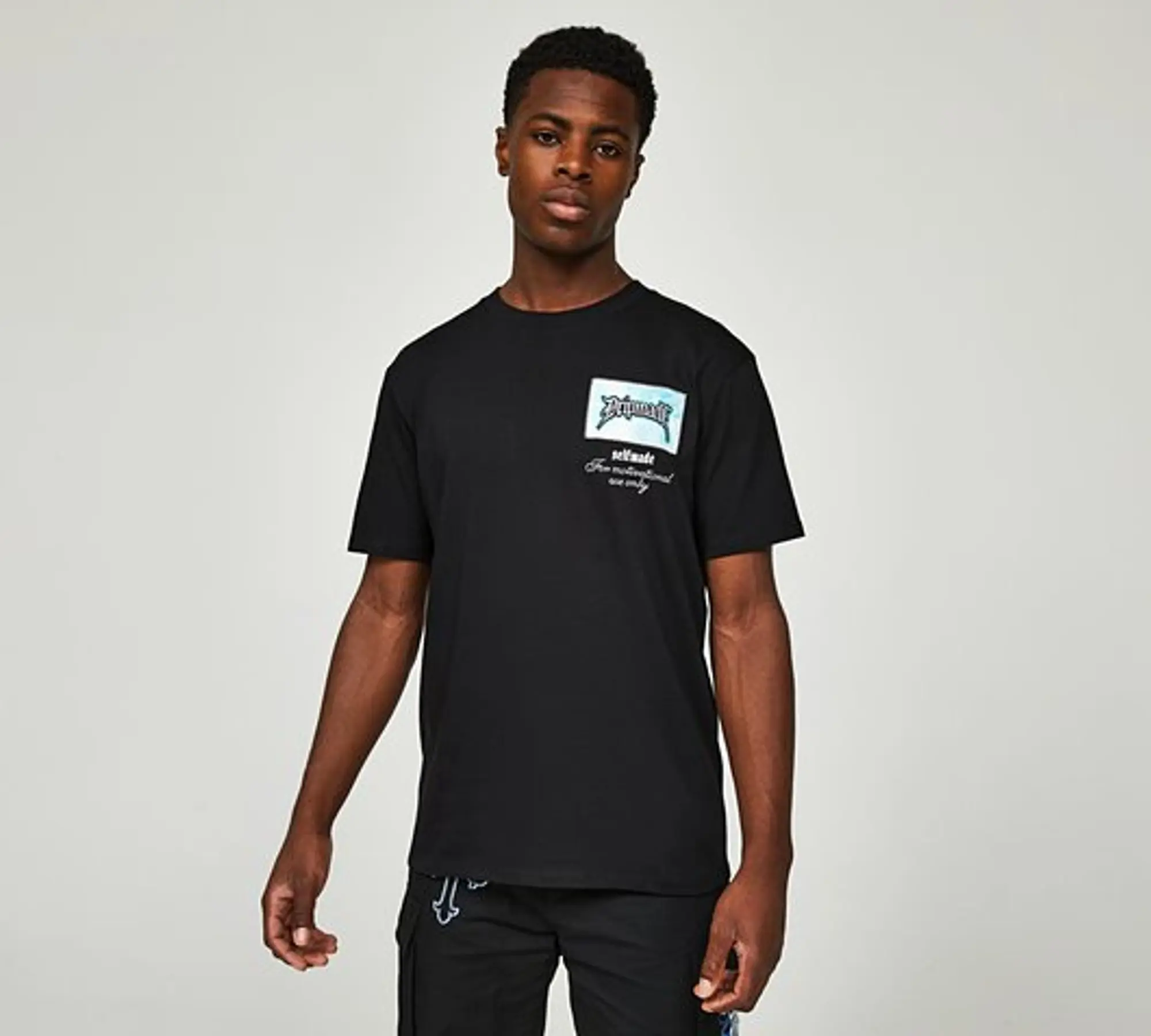 Dripmade Outlaw Boxy Fit T-Shirt  - Black - Size 2XL - Black