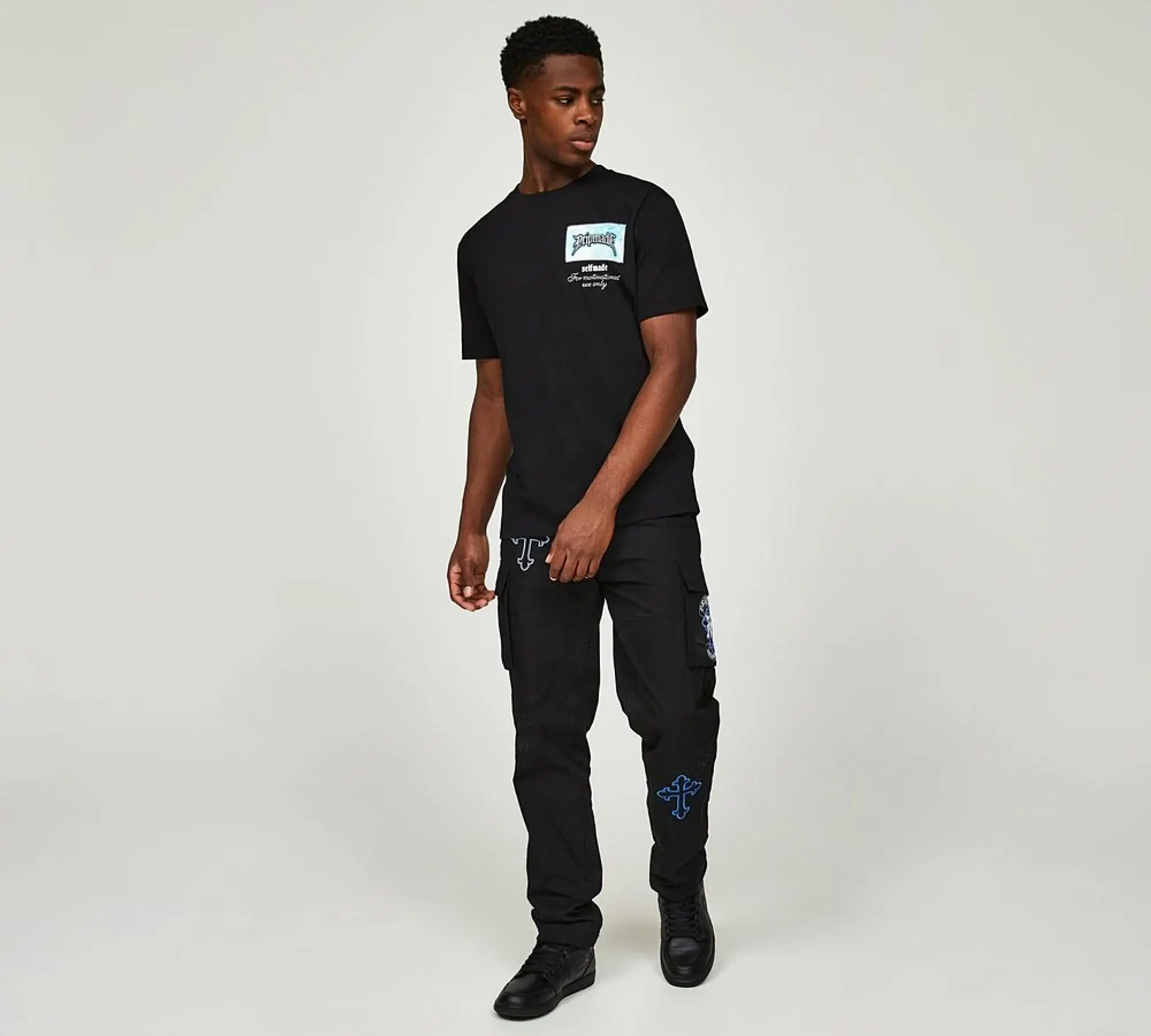 Dripmade Outlaw Boxy Fit T-Shirt  - Black - Size 2XL - Black