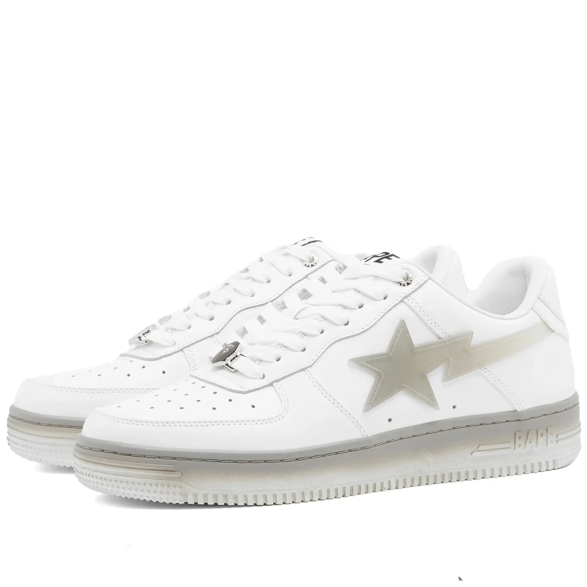A Bathing Ape Men's Bape Sta #5 Sneaker White