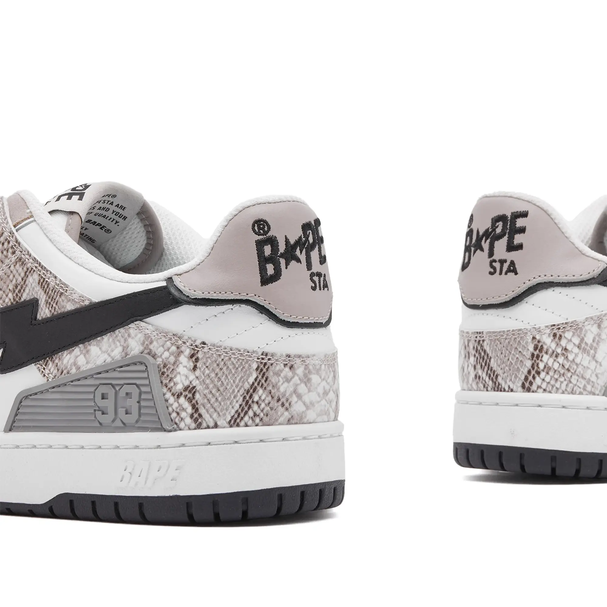 A Bathing Ape Men's Bape Sk8 Sta #1 Sneaker Beige