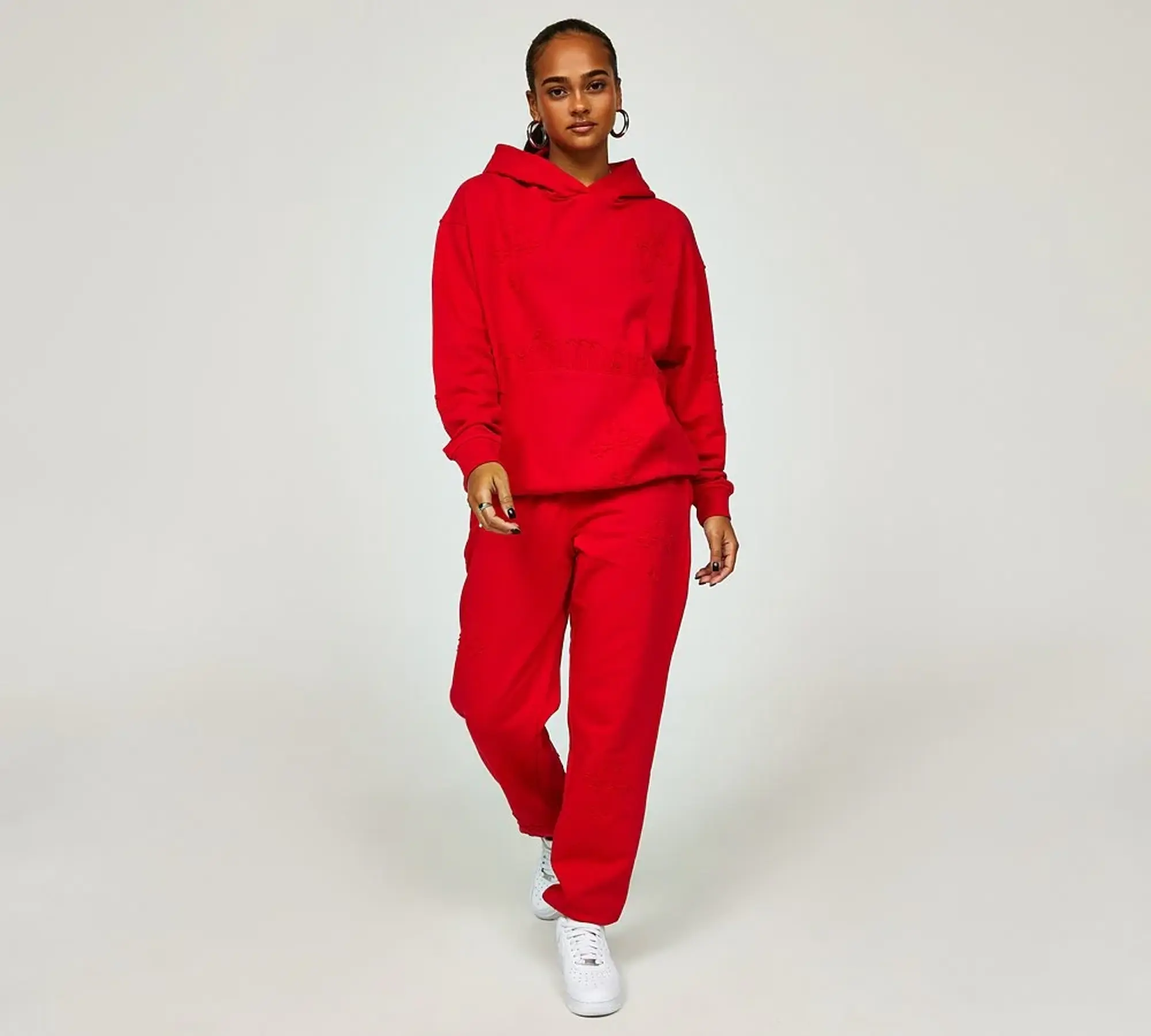 Dripmade Womens Emnity Overhead Hoodie - Red - Size S - Red