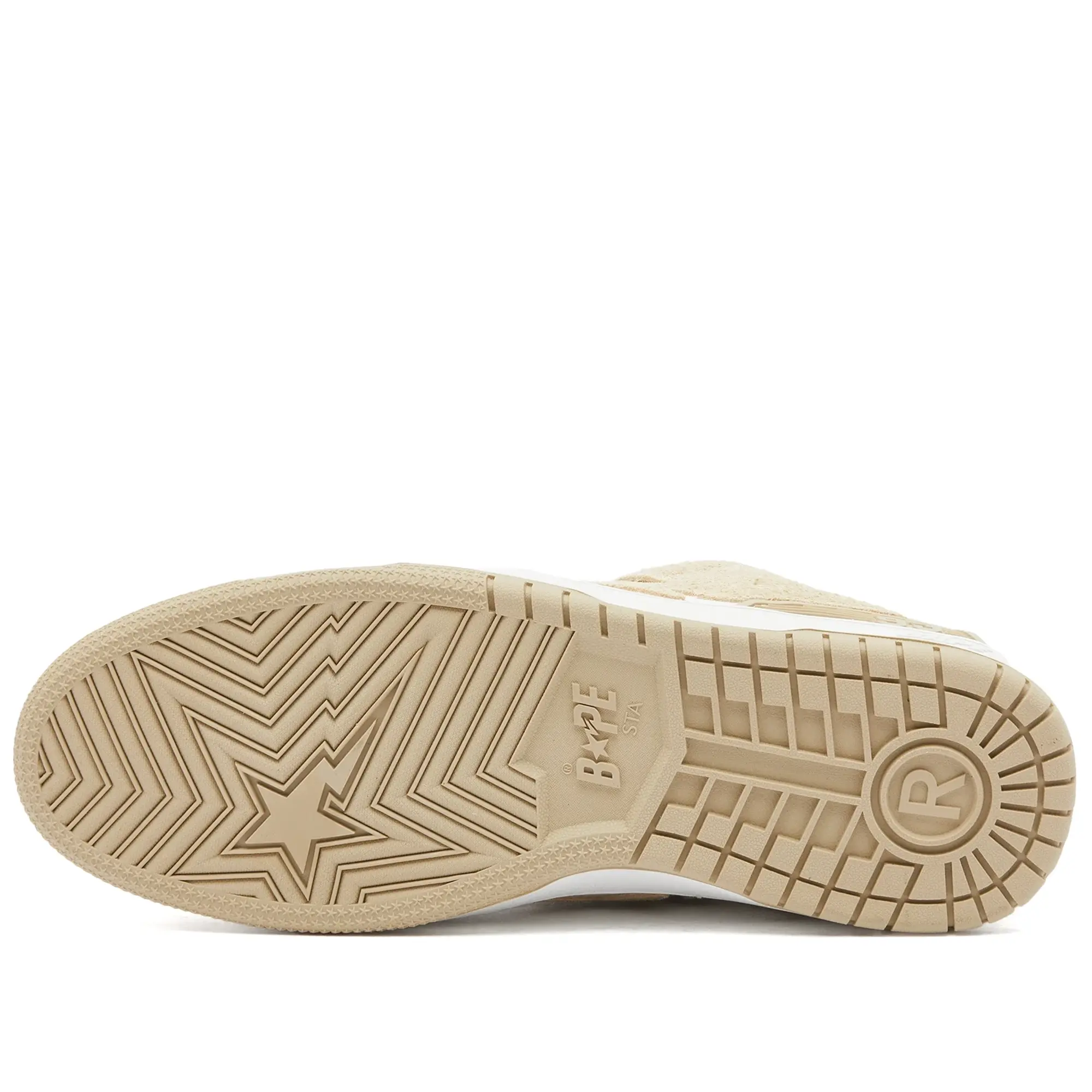 Sneakers A Bathing Ape Bape Sk8 Sta 3 M1 Beige Eur 40