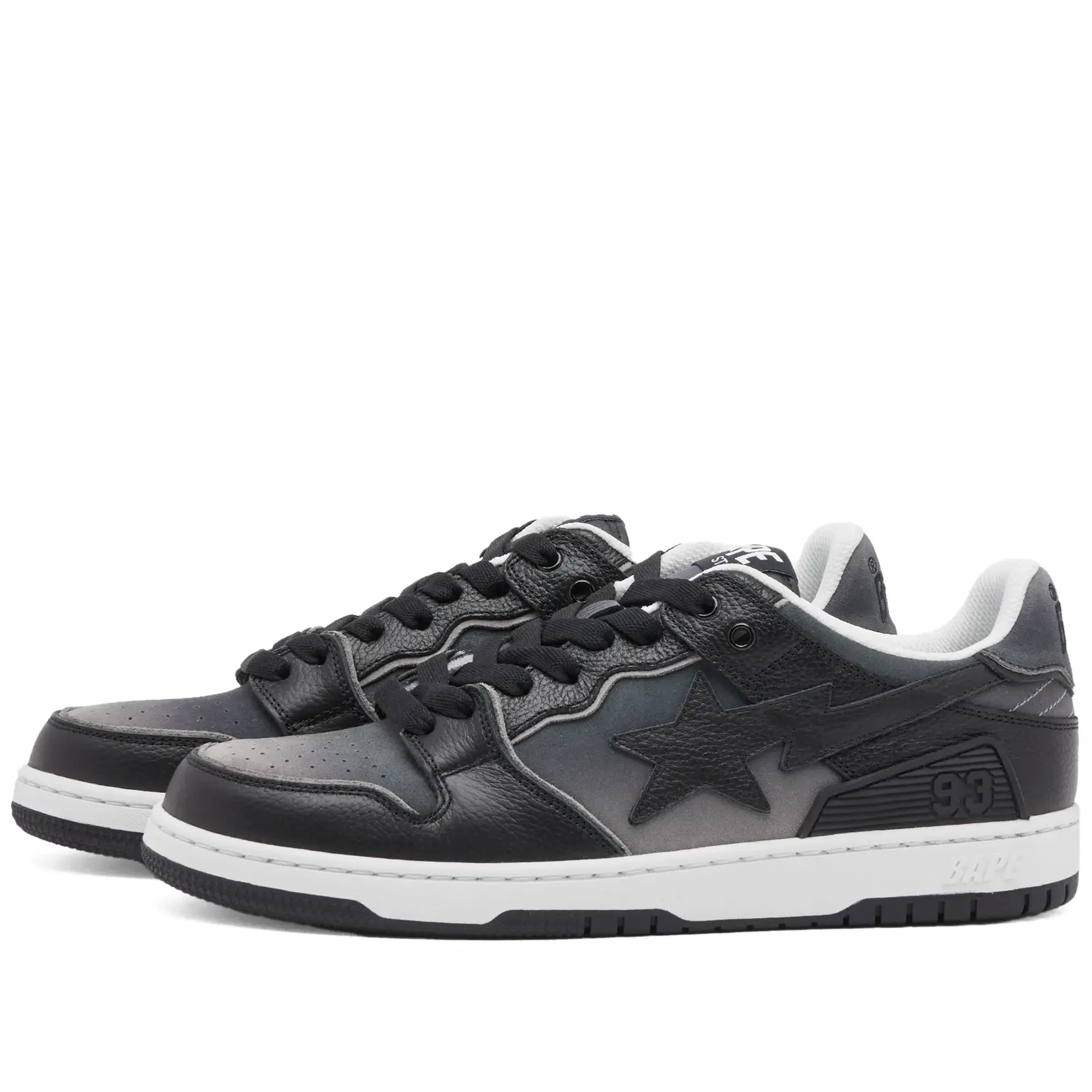 A Bathing Ape Men's Bape Sk8 Sta #4 Sneaker Black