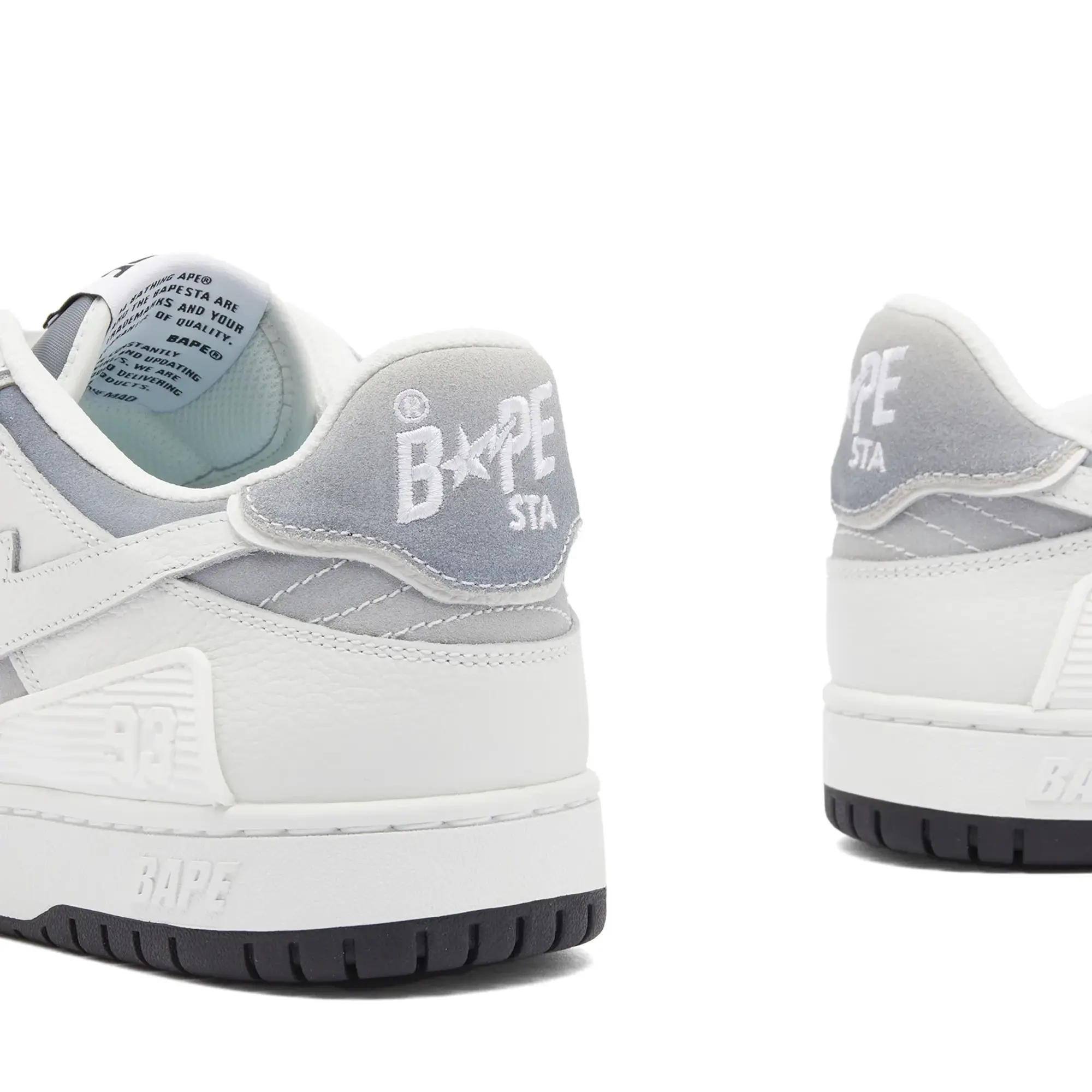 A Bathing Ape Men's Bape Sk8 Sta #4 Sneaker White