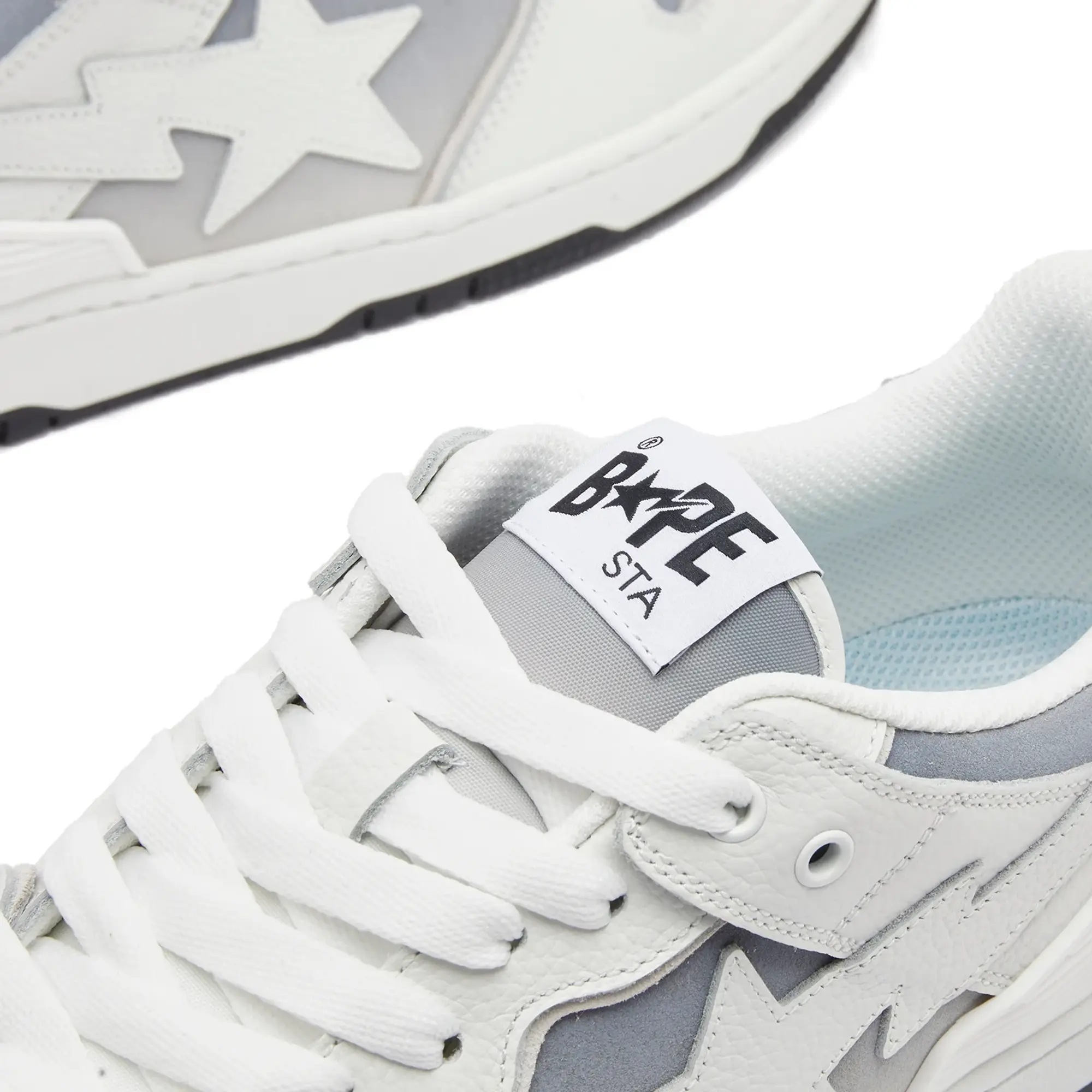 A Bathing Ape Men's Bape Sk8 Sta #4 Sneaker White