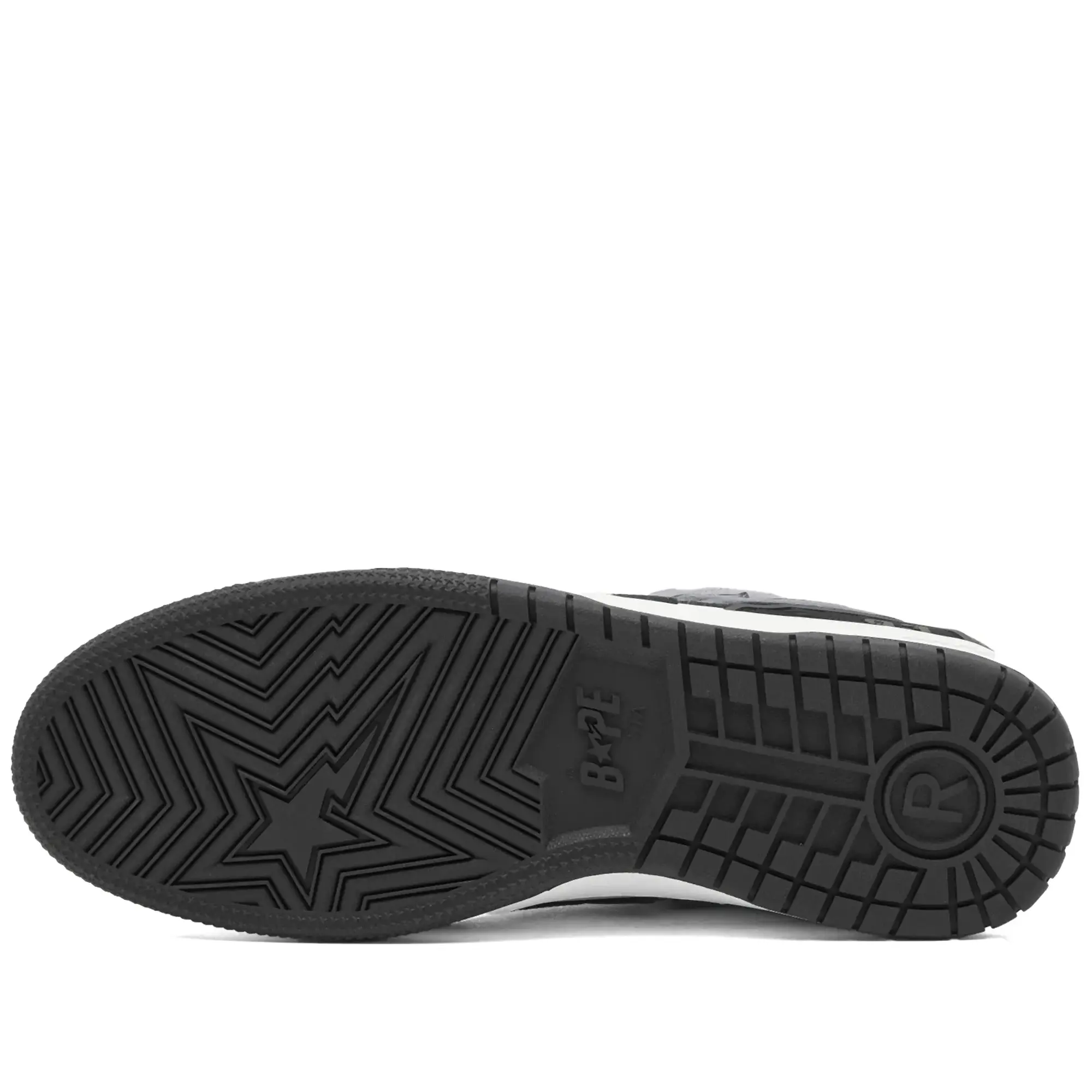 A Bathing Ape Men's Bape Sk8 Sta #5 Sneaker Black