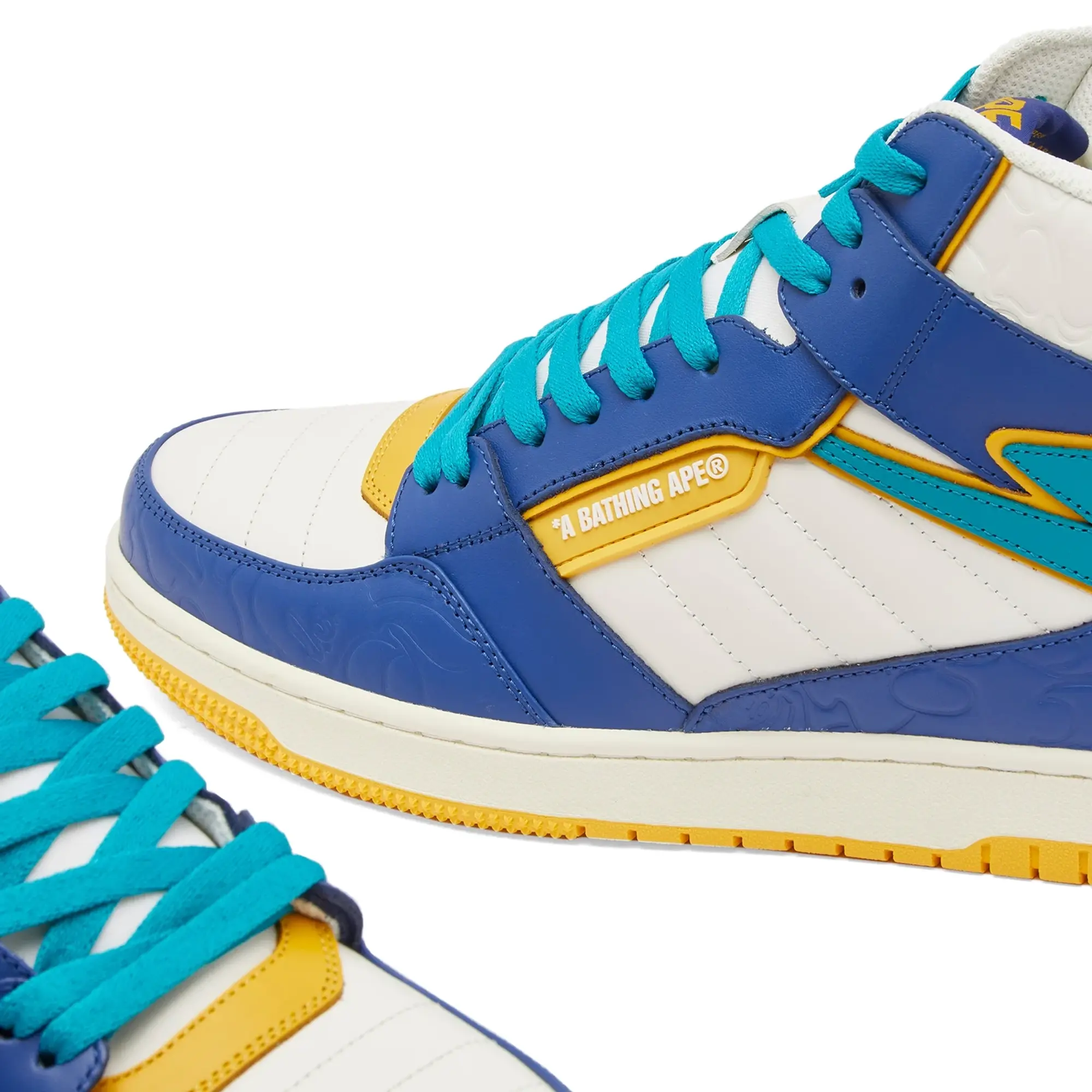 A Bathing Ape Men's Bape Sta 88 #1 Mid Sneaker Blue