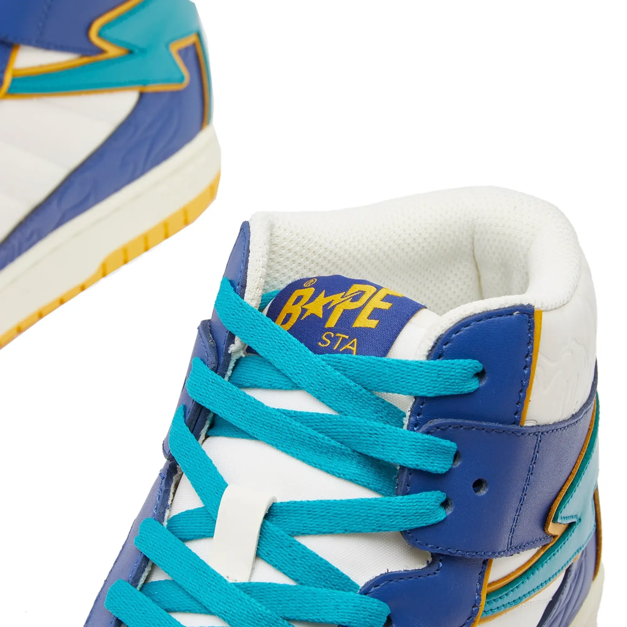 A Bathing Ape Men's Bape Sta 88 #1 Mid Sneaker Blue