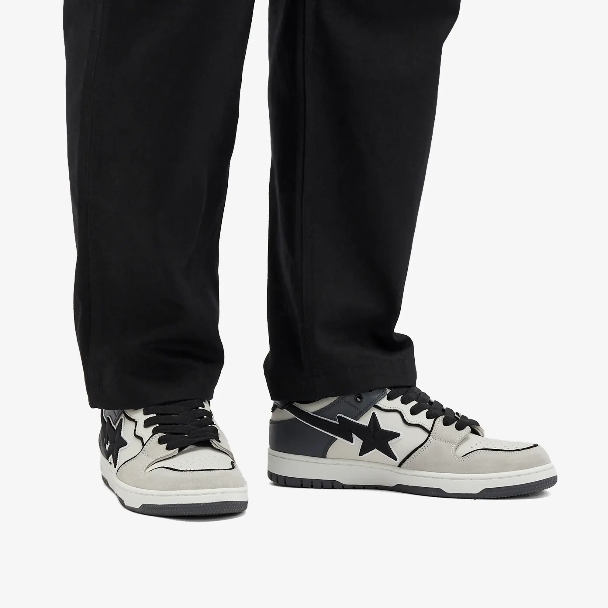 A Bathing Ape Men's SK8 Sta Sneaker Black