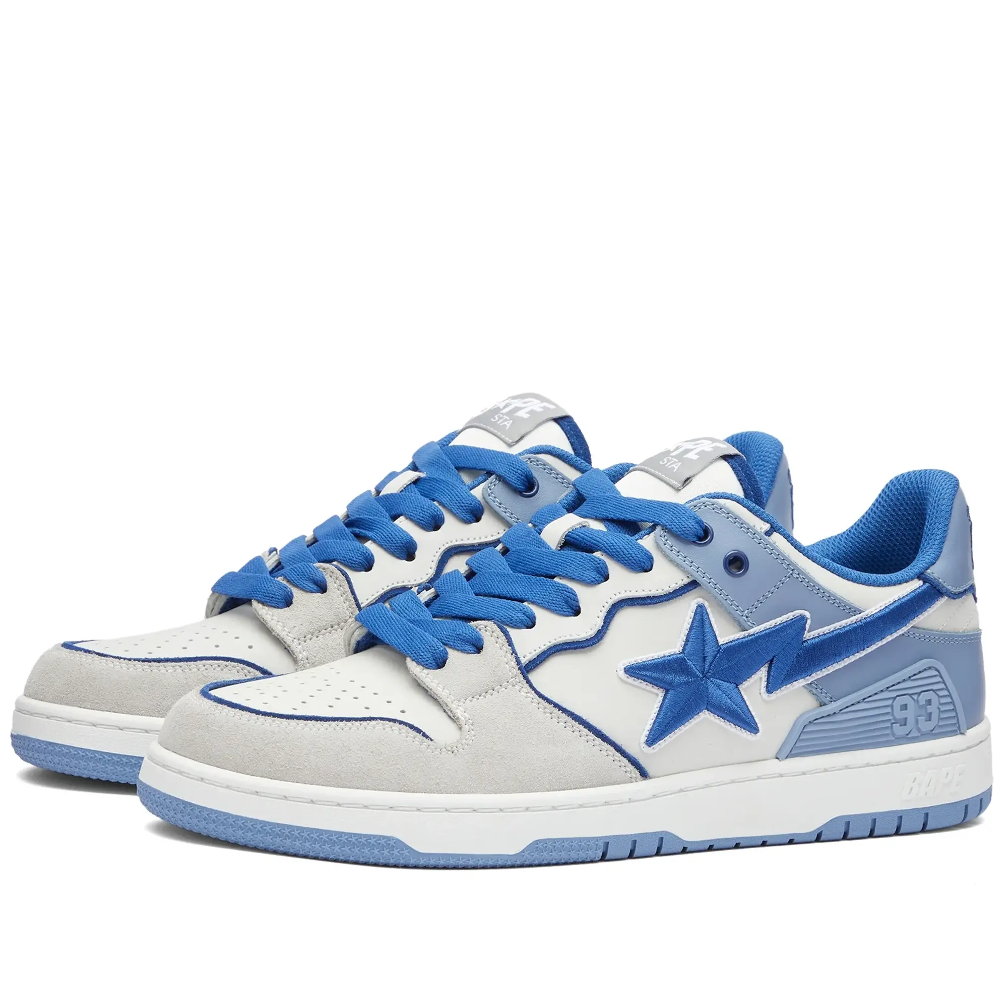 A Bathing Ape Men's SK8 Sta Sneaker Blue