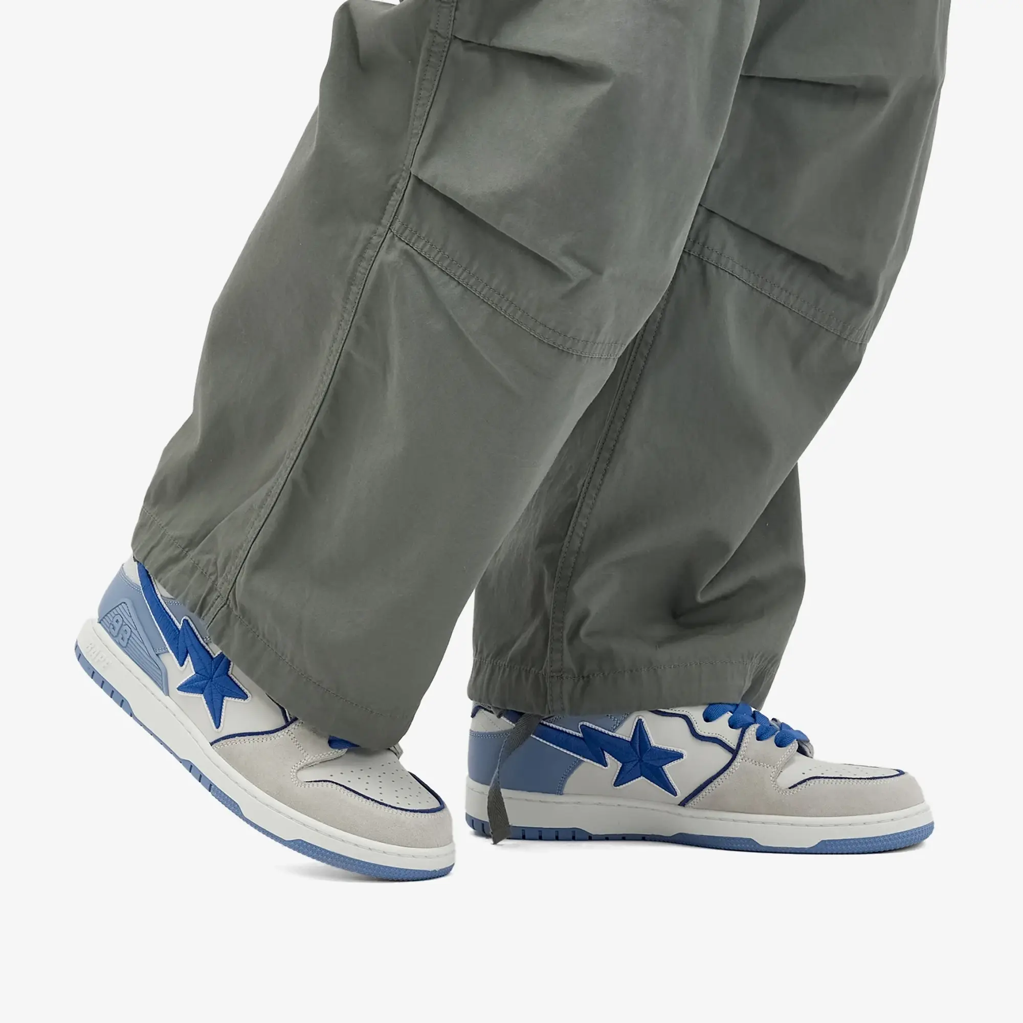 A Bathing Ape Men's SK8 Sta Sneaker Blue