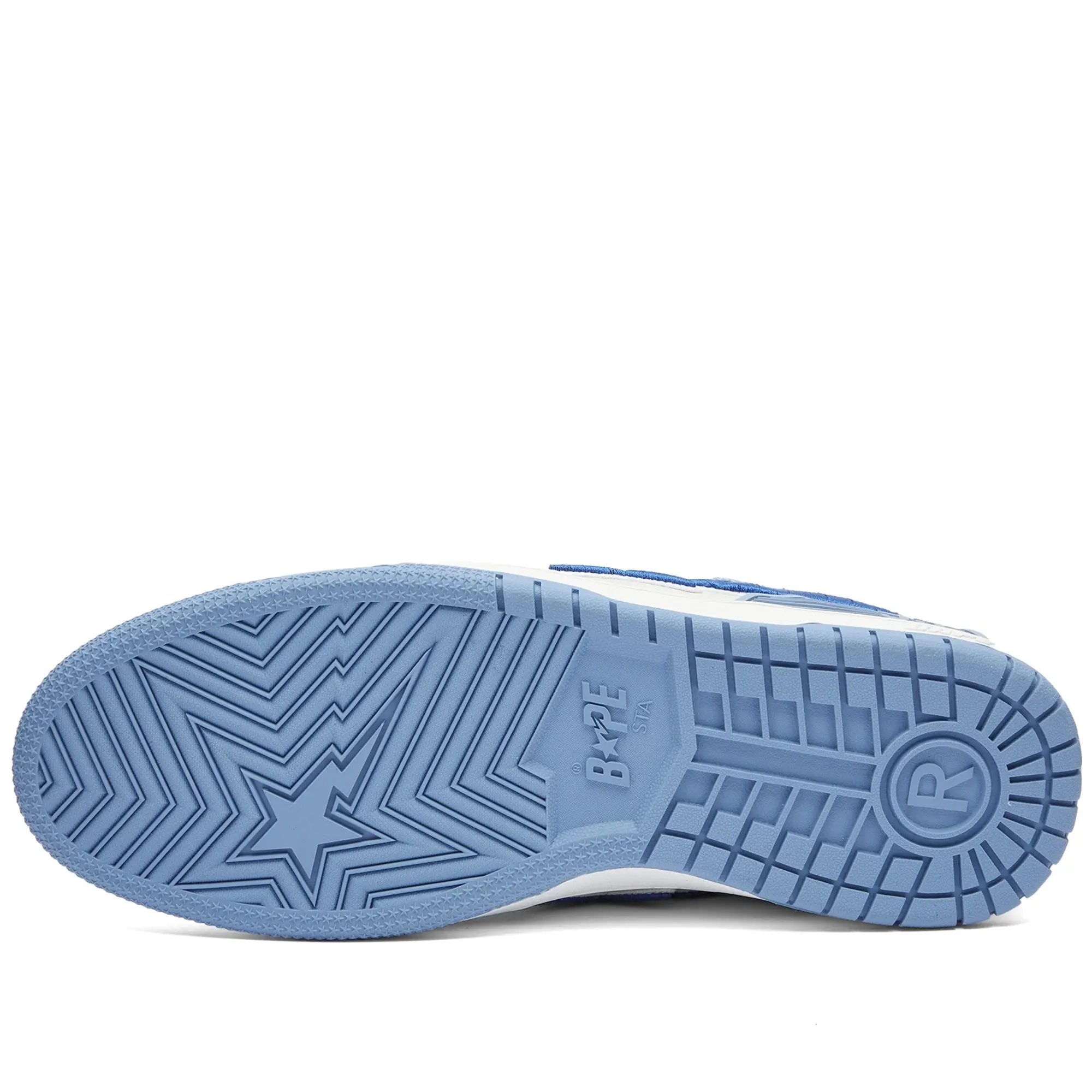 A Bathing Ape Men's SK8 Sta Sneaker Blue