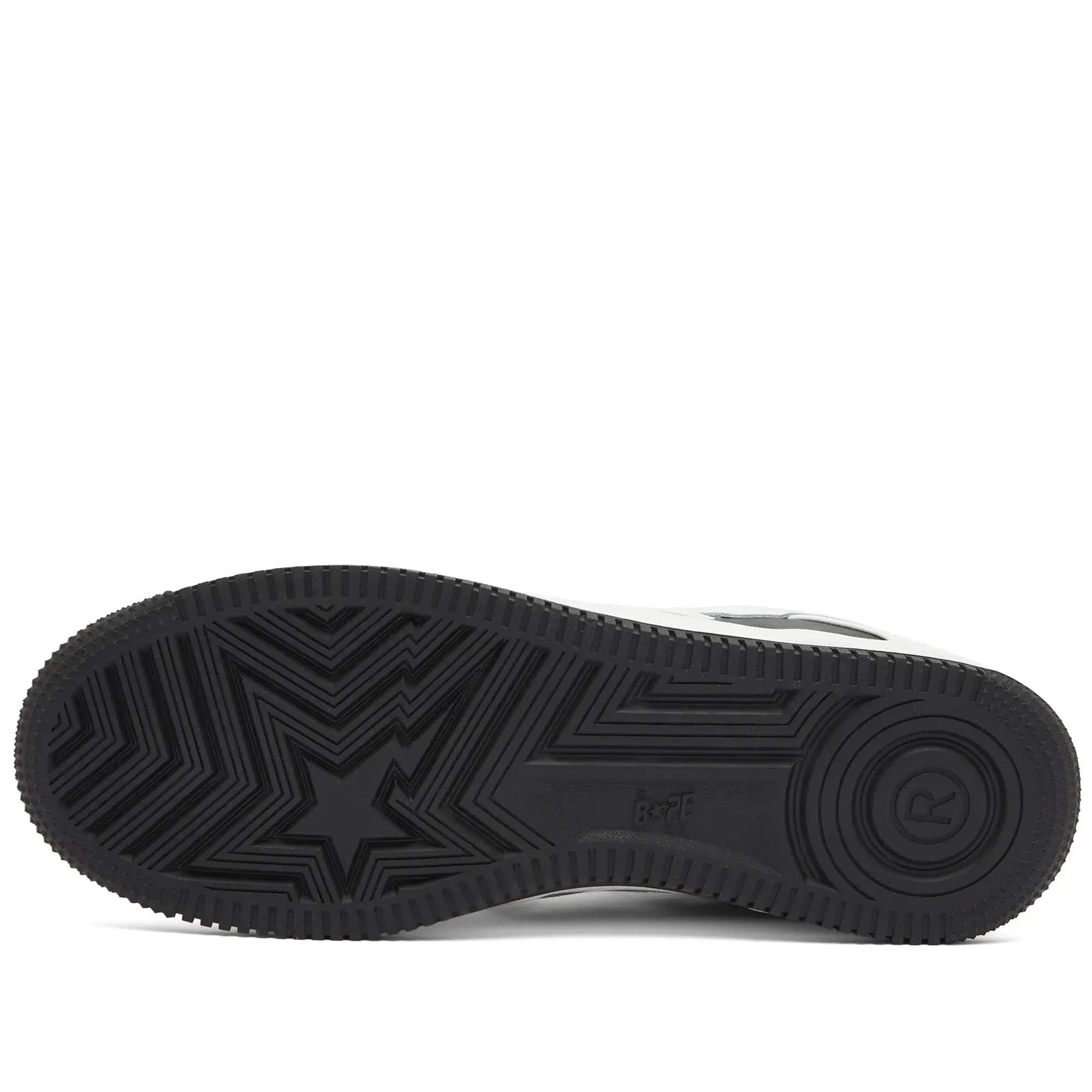 A Bathing Ape Men's BAPE Sta Leather Sneaker Black
