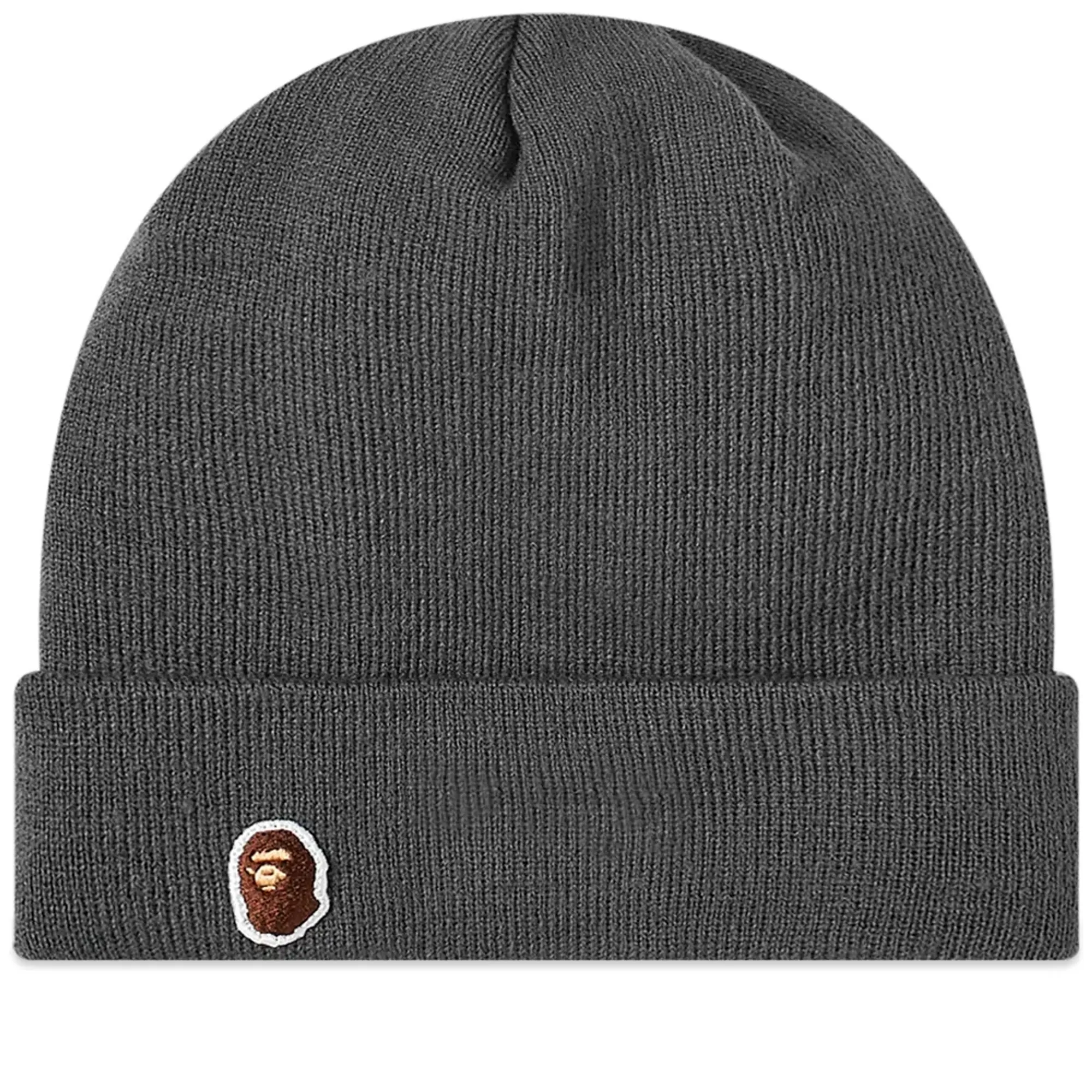 New Era Bape Knit Cap BAPE APE HEAD Beanie Knit Cap Red A Bathing