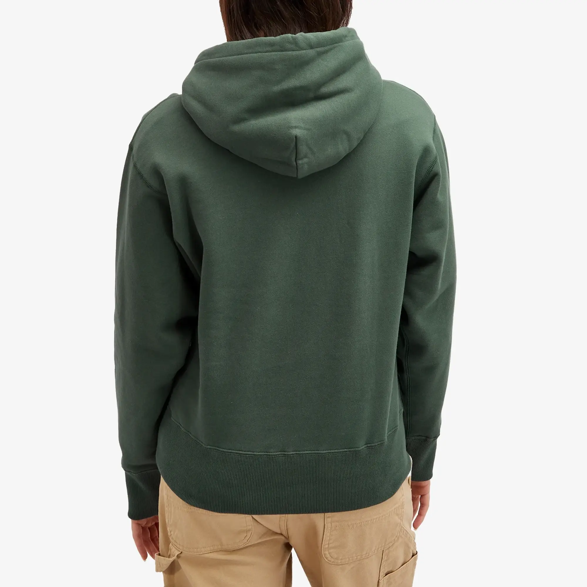 A Bathing Ape Women's College Pullover Hoodie Green